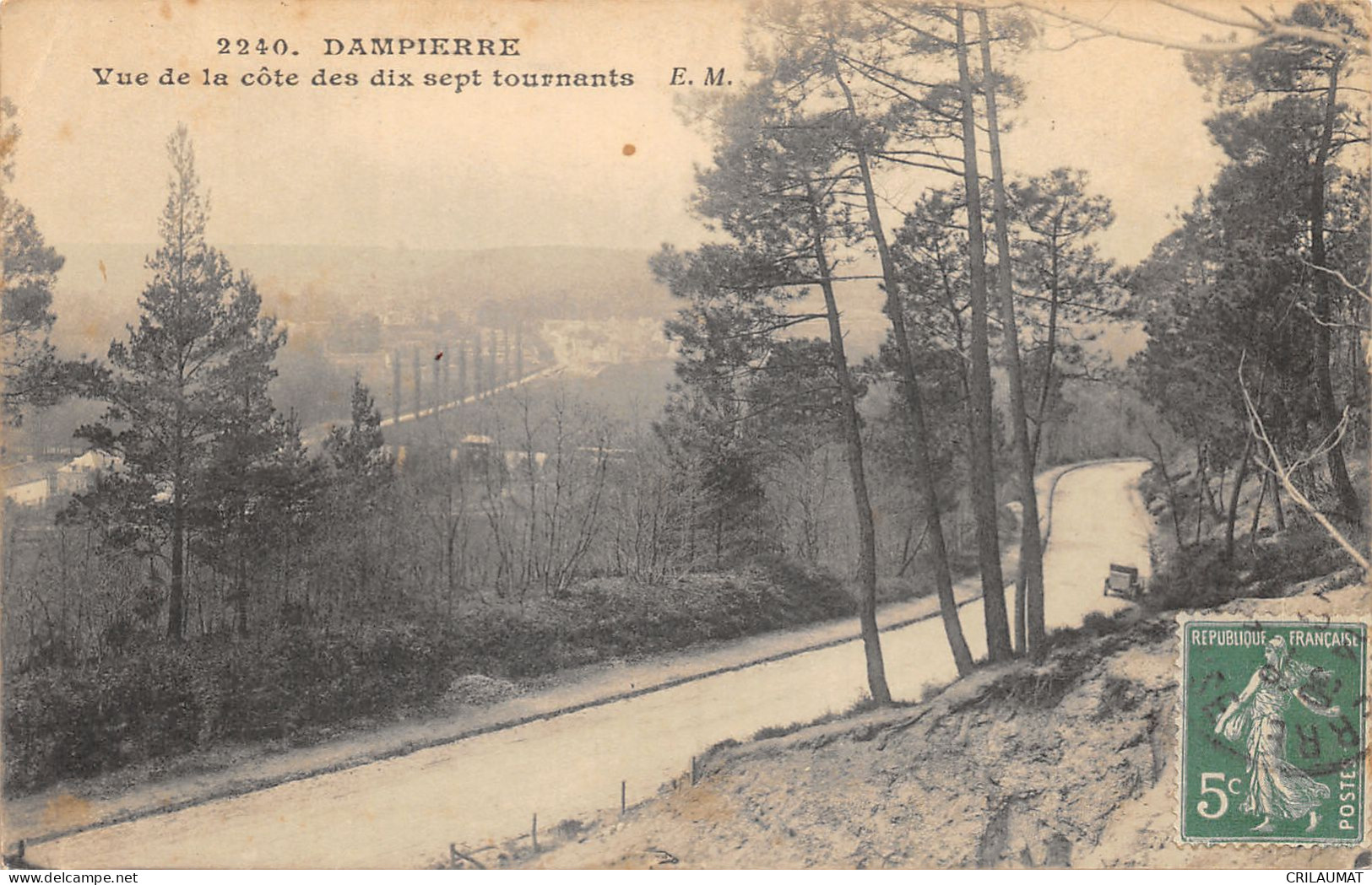 78-DAMPIERRE- COTE DES DIX SEPT TOURNANTS-N°6024-H/0155 - Dampierre En Yvelines