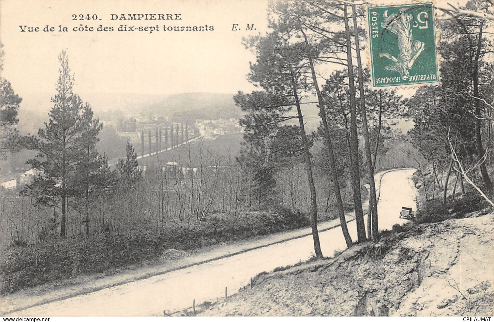 78-DAMPIERRE- COTE DES DIX SEPT TOURNANTS-N°6024-H/0159 - Dampierre En Yvelines