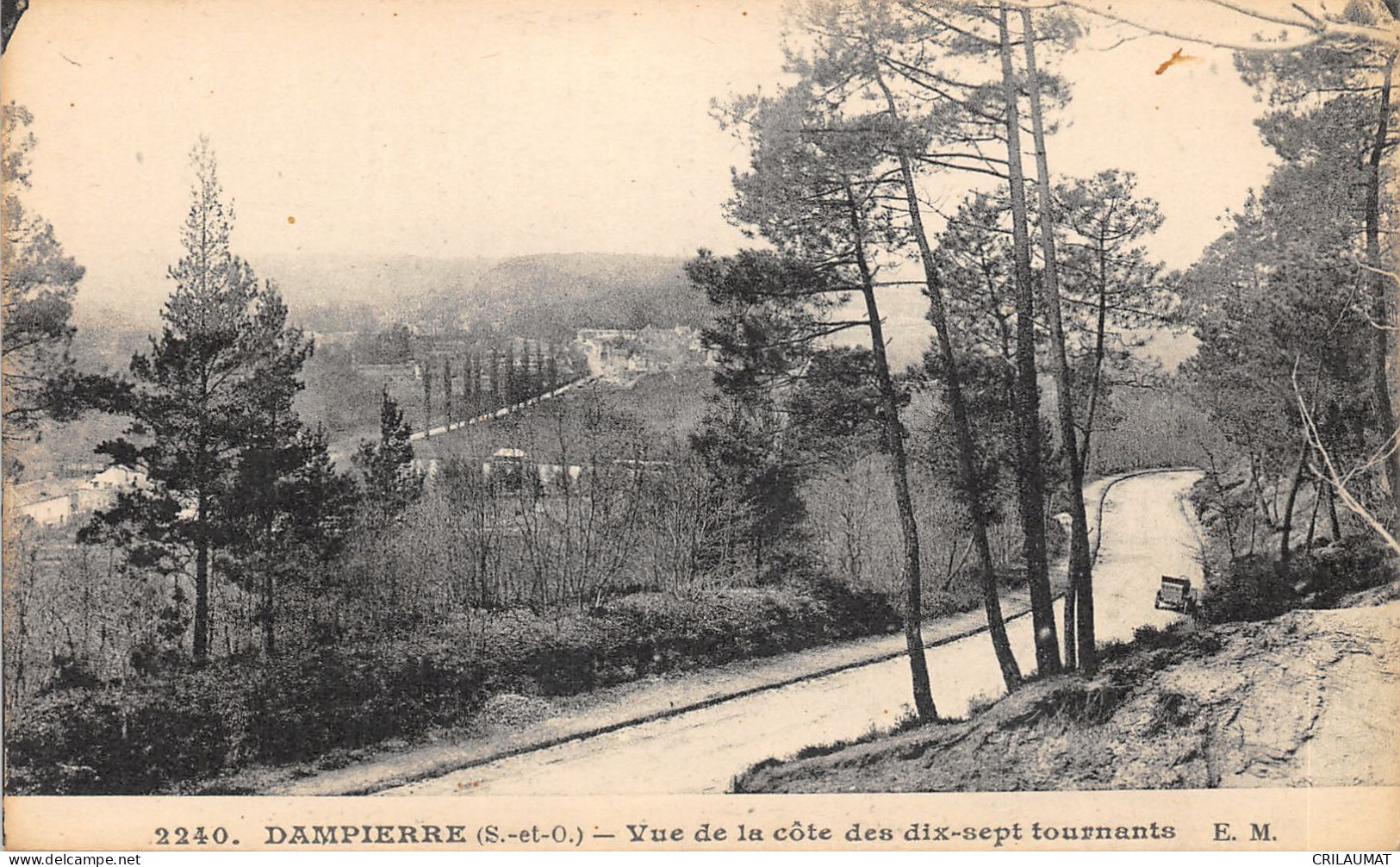 78-DAMPIERRE- COTE DES DIX SEPT TOURNANTS-N°6024-H/0161 - Dampierre En Yvelines