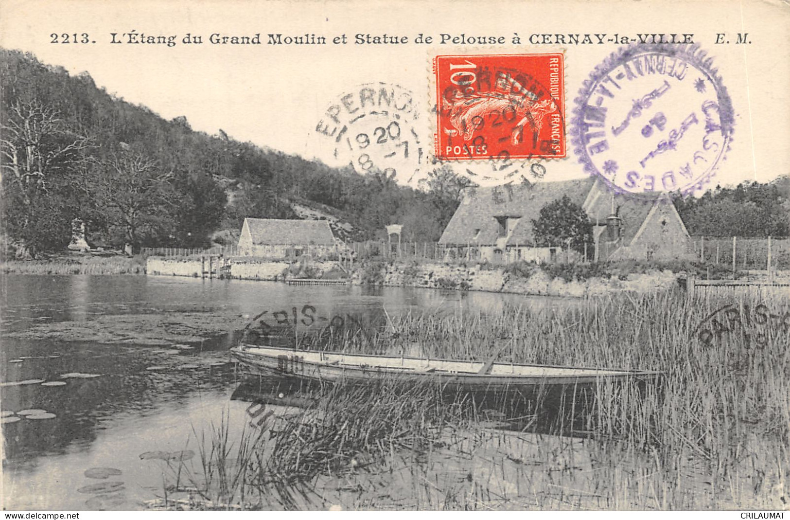 78-CERNAY LA VILLE-ETANG DU GRAND MOULIN-N°6024-H/0039 - Cernay-la-Ville