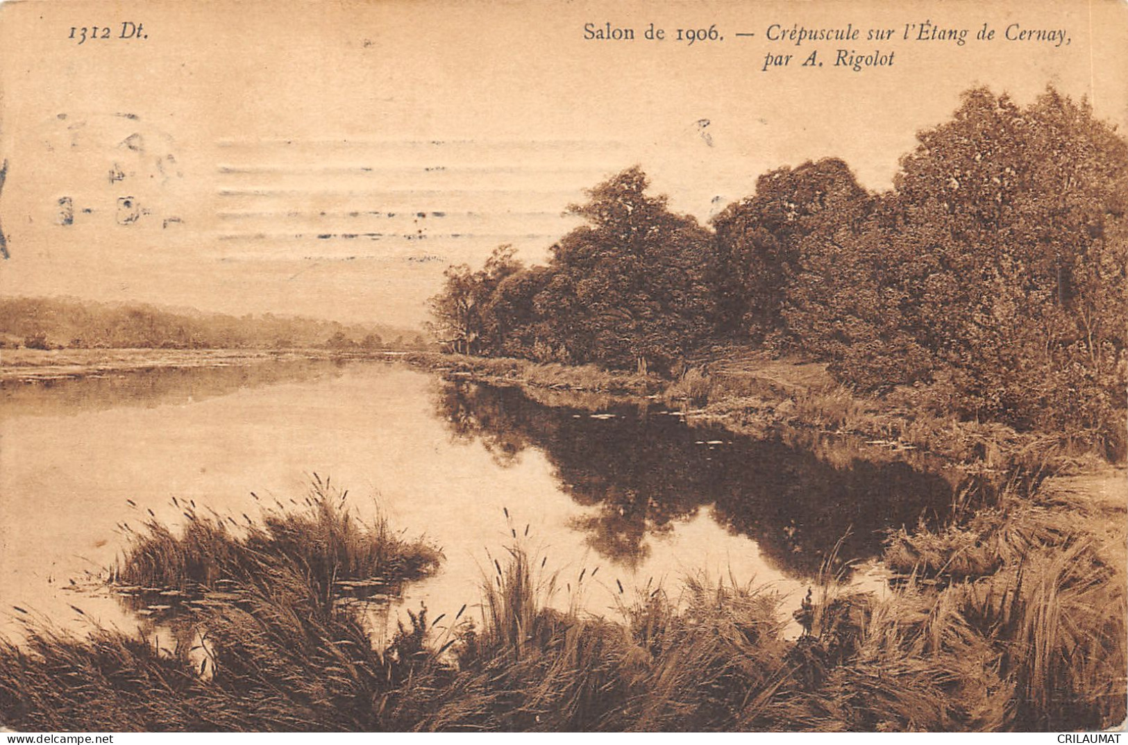 78-CERNAY LA VILLE-CREPUSCULE SUR L ETANG-N°6024-G/0377 - Cernay-la-Ville