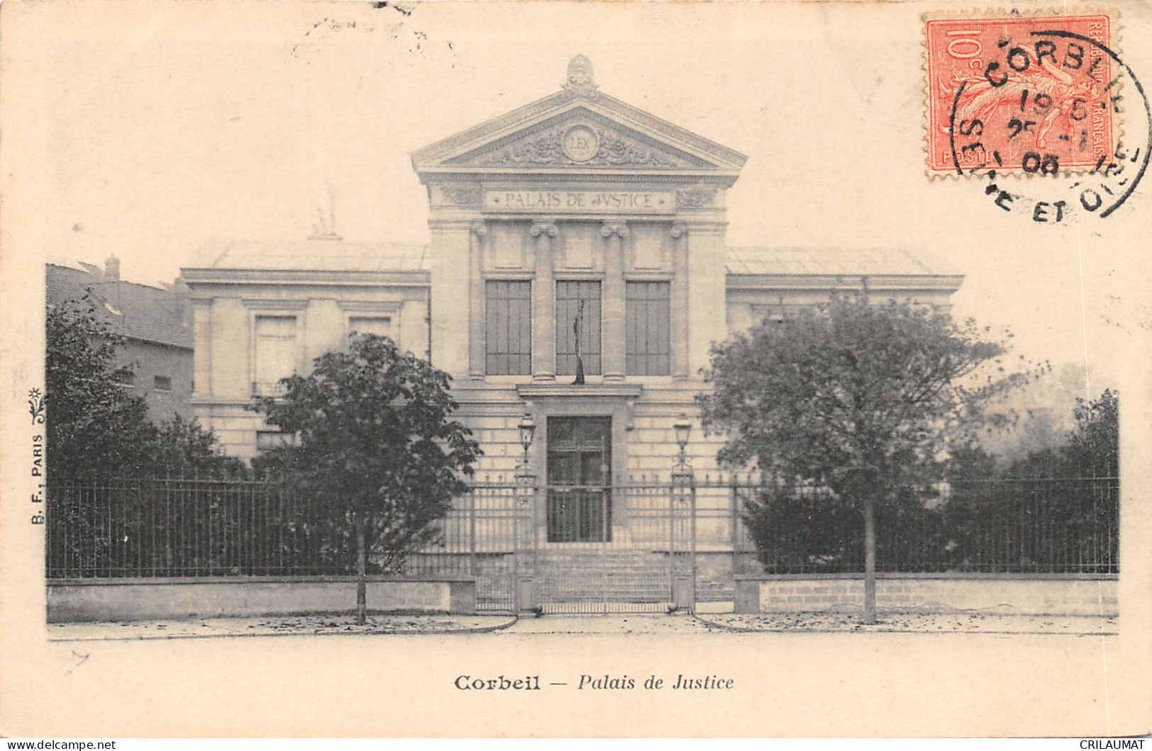 91-CORBEIL-PALAIS DE JUSTICE-N°6025-D/0295 - Corbeil Essonnes