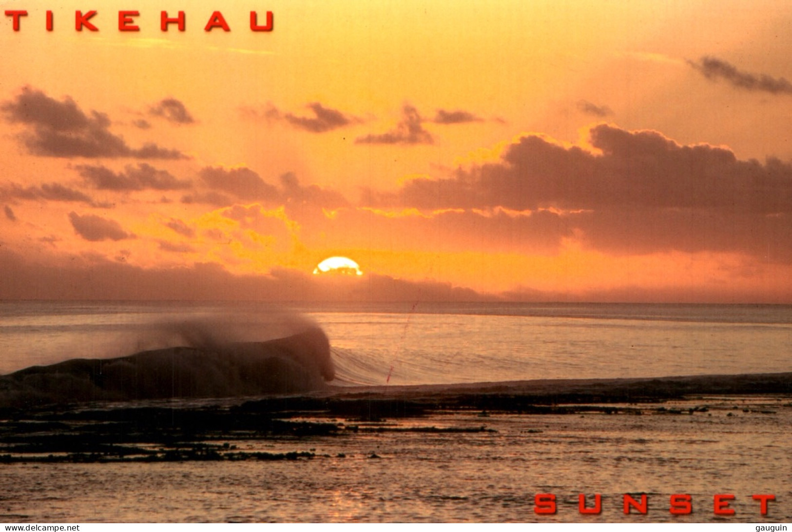 CPM - ÎLE TIKEHAU - Photo Bruno Marty - LOT 2 CP / Edition ... - Französisch-Polynesien