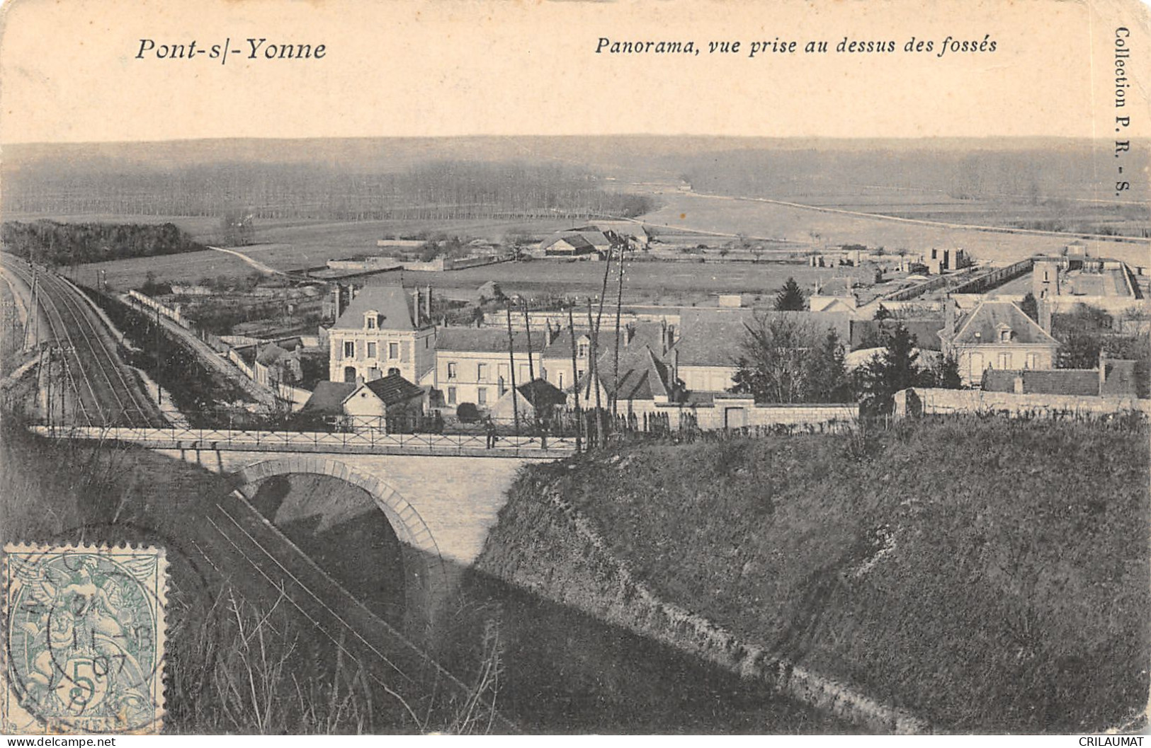 89-PONT SUR YONNE-PANORAMA-N°6025-D/0057 - Pont Sur Yonne
