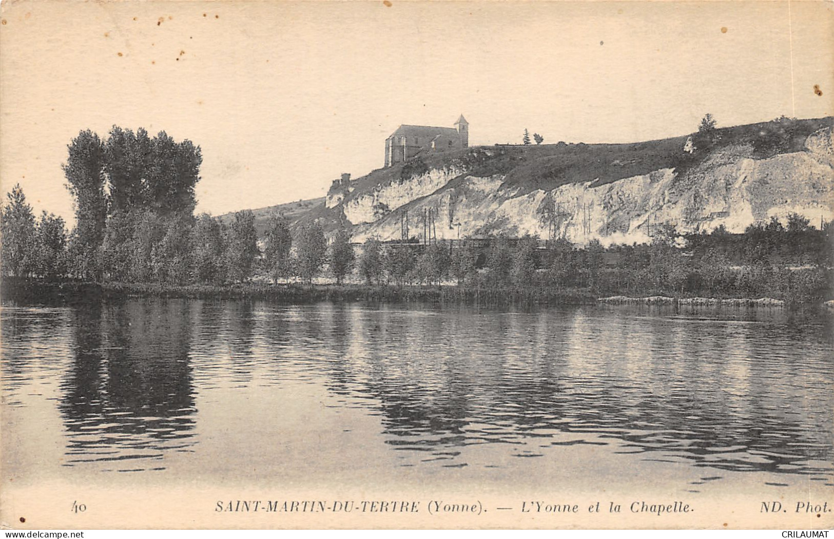 89-SAINT MARTIN DU TERTRE-LA CHAPELLE-N°6025-C/0367 - Saint Martin Du Tertre