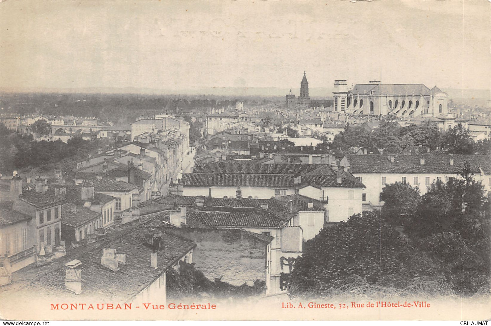 82-MONTAUBAN-VUE GENERALE-N°6025-C/0231 - Montauban