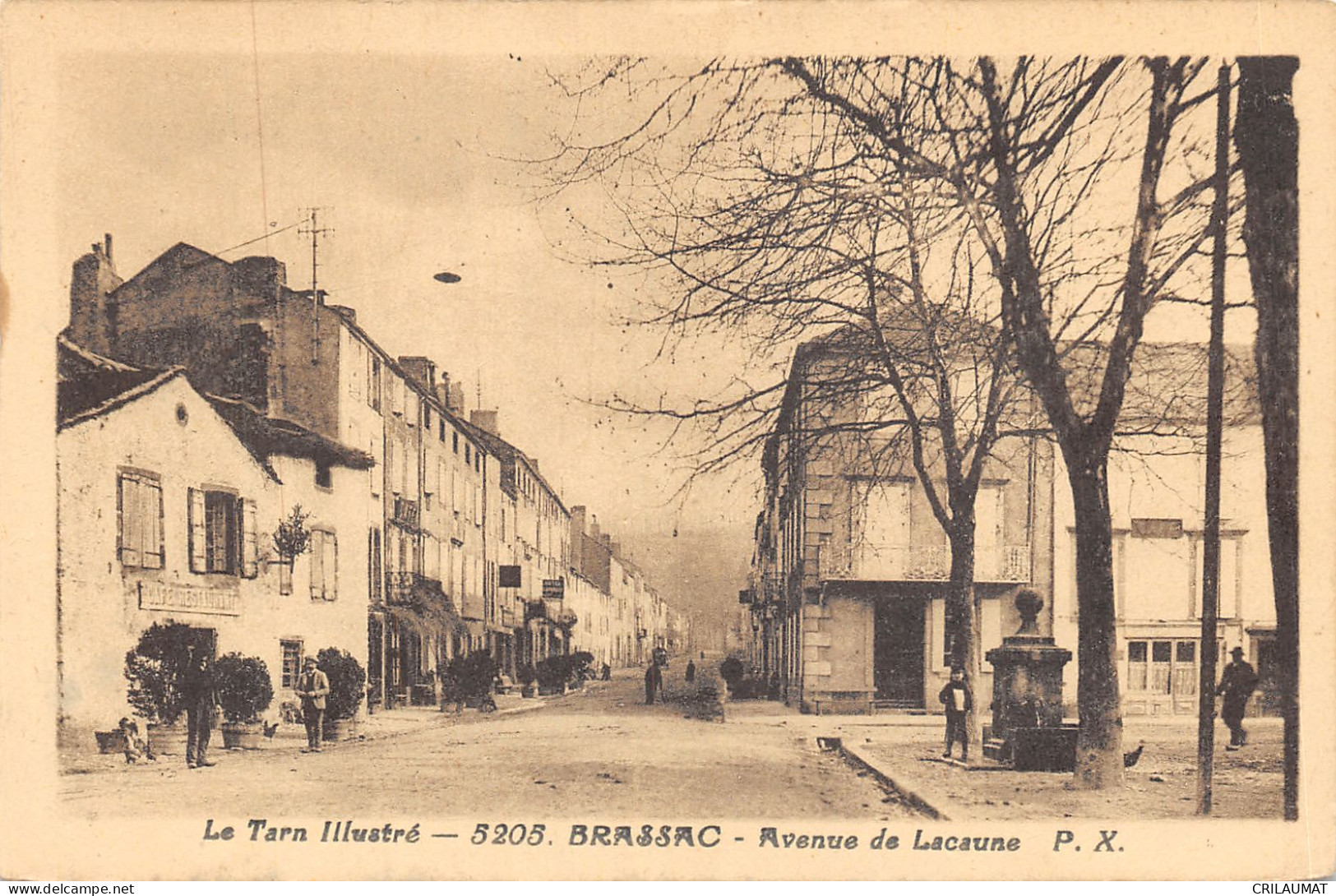 81-BRASSAC-AVENUE DE LACAUNE-ANIMEE-N°6025-C/0017 - Brassac