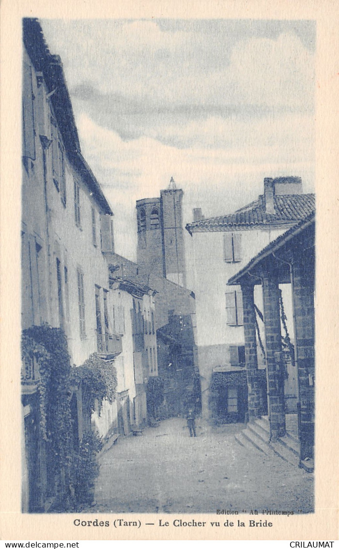 81-CORDES-LE CLOCHER-N°6025-B/0361 - Cordes