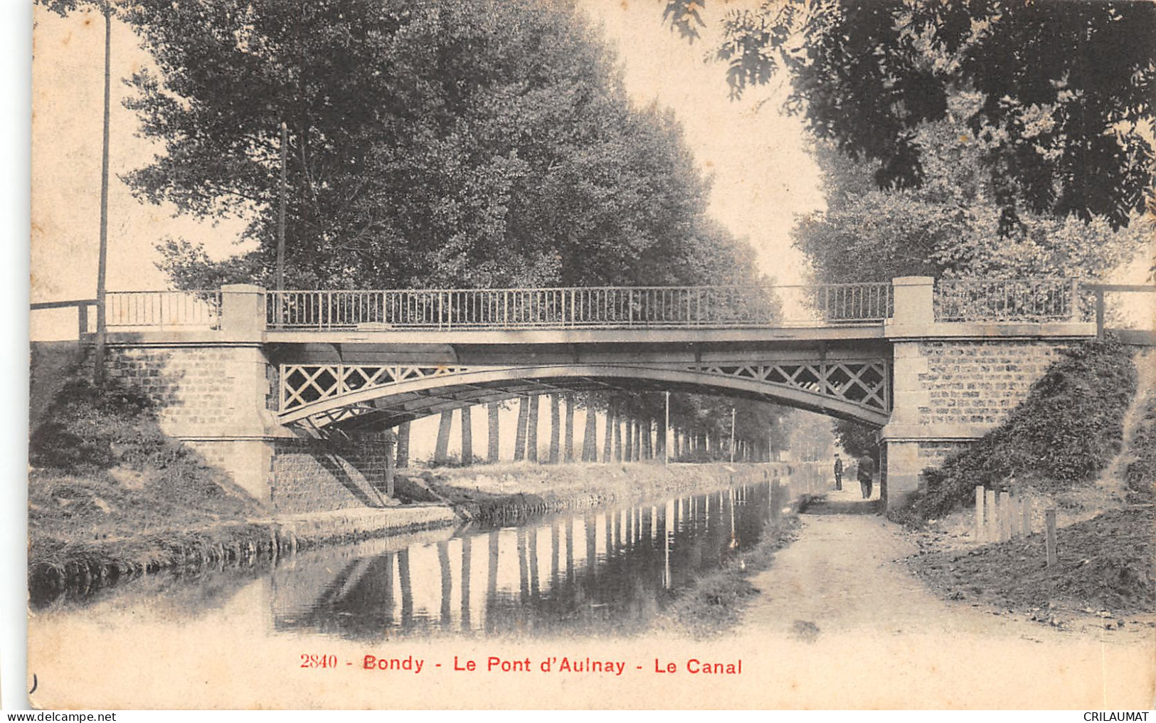 93-BONDY-LE PONT D AULNAY-LE CANAL-N°6025-G/0127 - Bondy