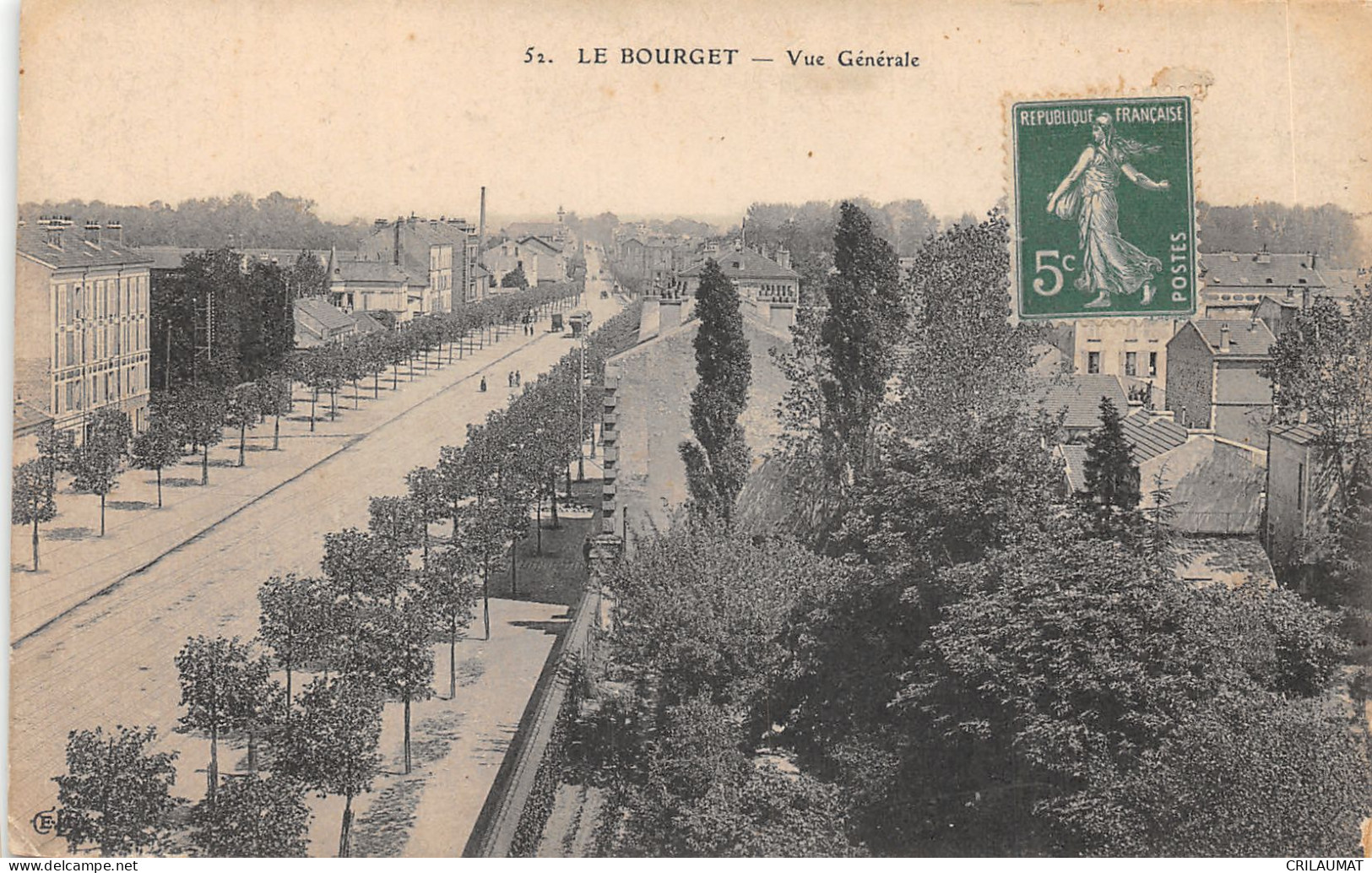 93-LE BOURGET-VUE GENERALE-N°6025-G/0099 - Le Bourget