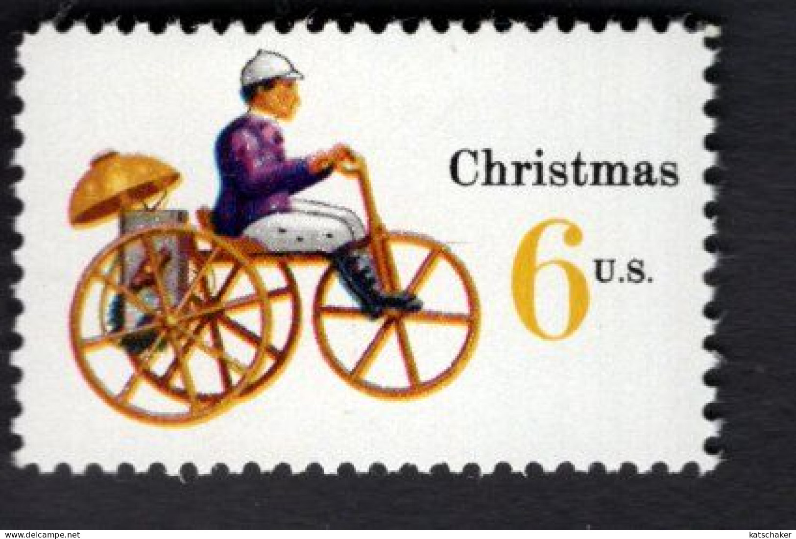 2011878722 1970 SCOTT 1417 (XX) POSTFRIS MINT NEVER HINGED - CHRISTMAS CHILDREN TOYS - MECHANICAL TRICYCLE - Unused Stamps