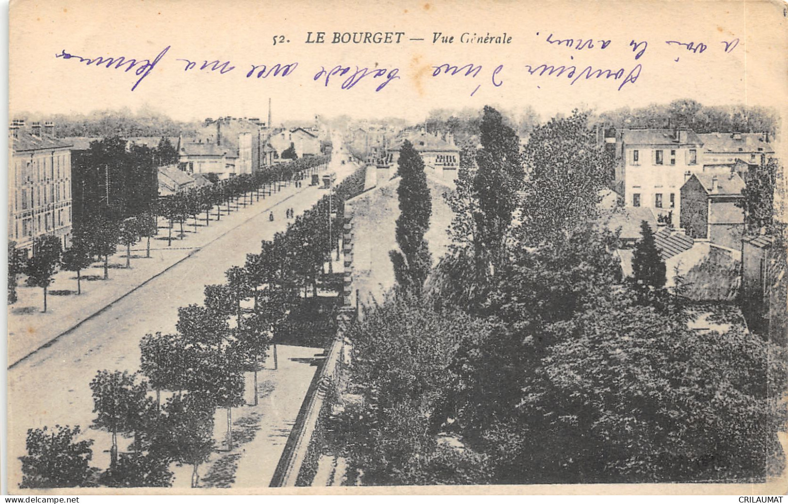 93-LE BOURGET-VUE GENERALE-N°6025-G/0049 - Le Bourget