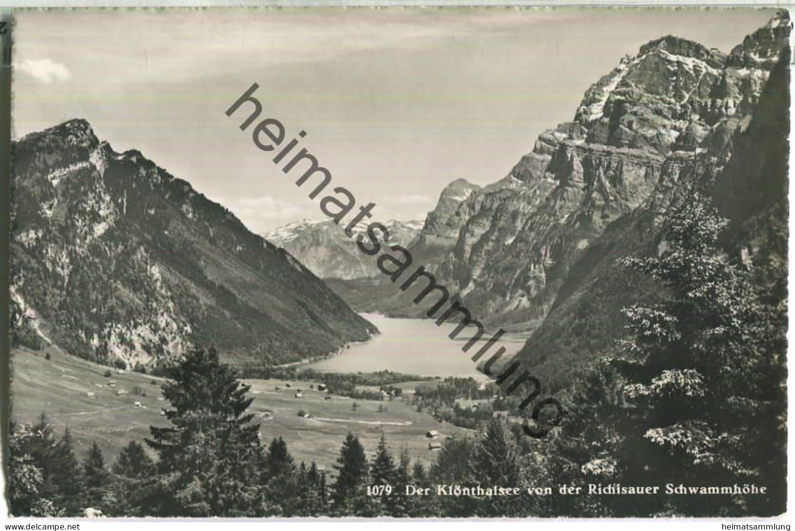 Klönthalsee - Von Der Richisauer Schwammhöhe - Hotel-Restaurant Vorauen - Verlag Foto Schönwetter Glarus - Andere & Zonder Classificatie