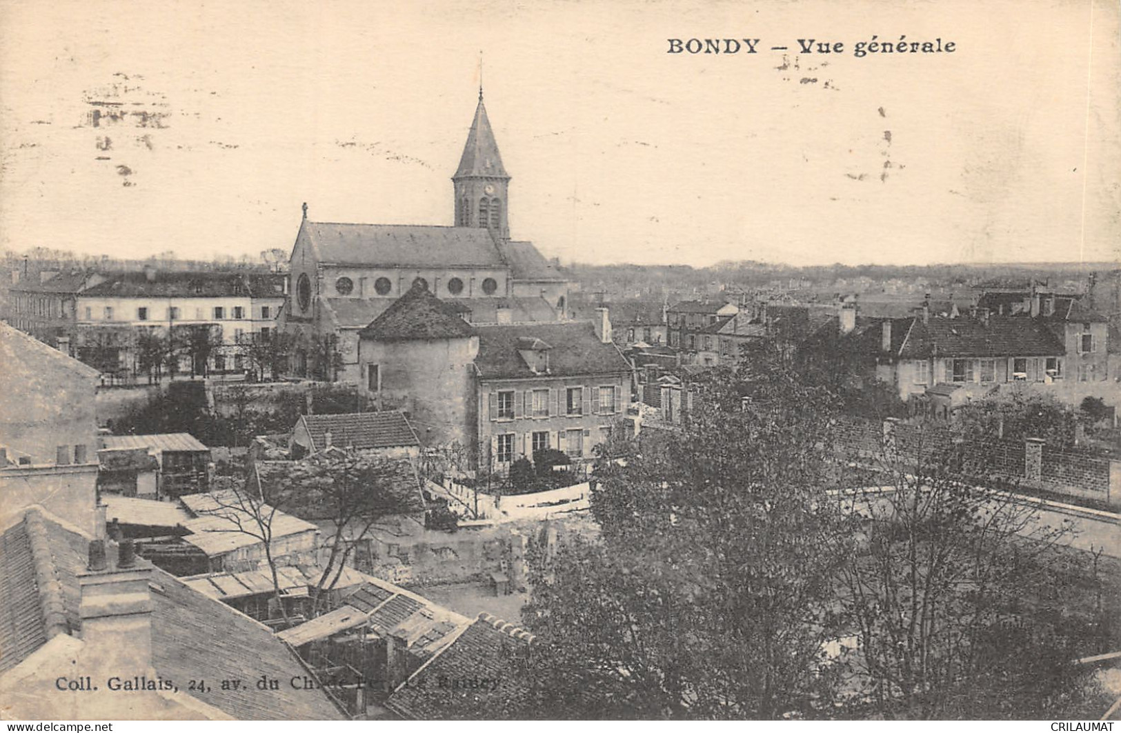 93-BONDY-VUE GENERALE-N°6025-F/0343 - Bondy