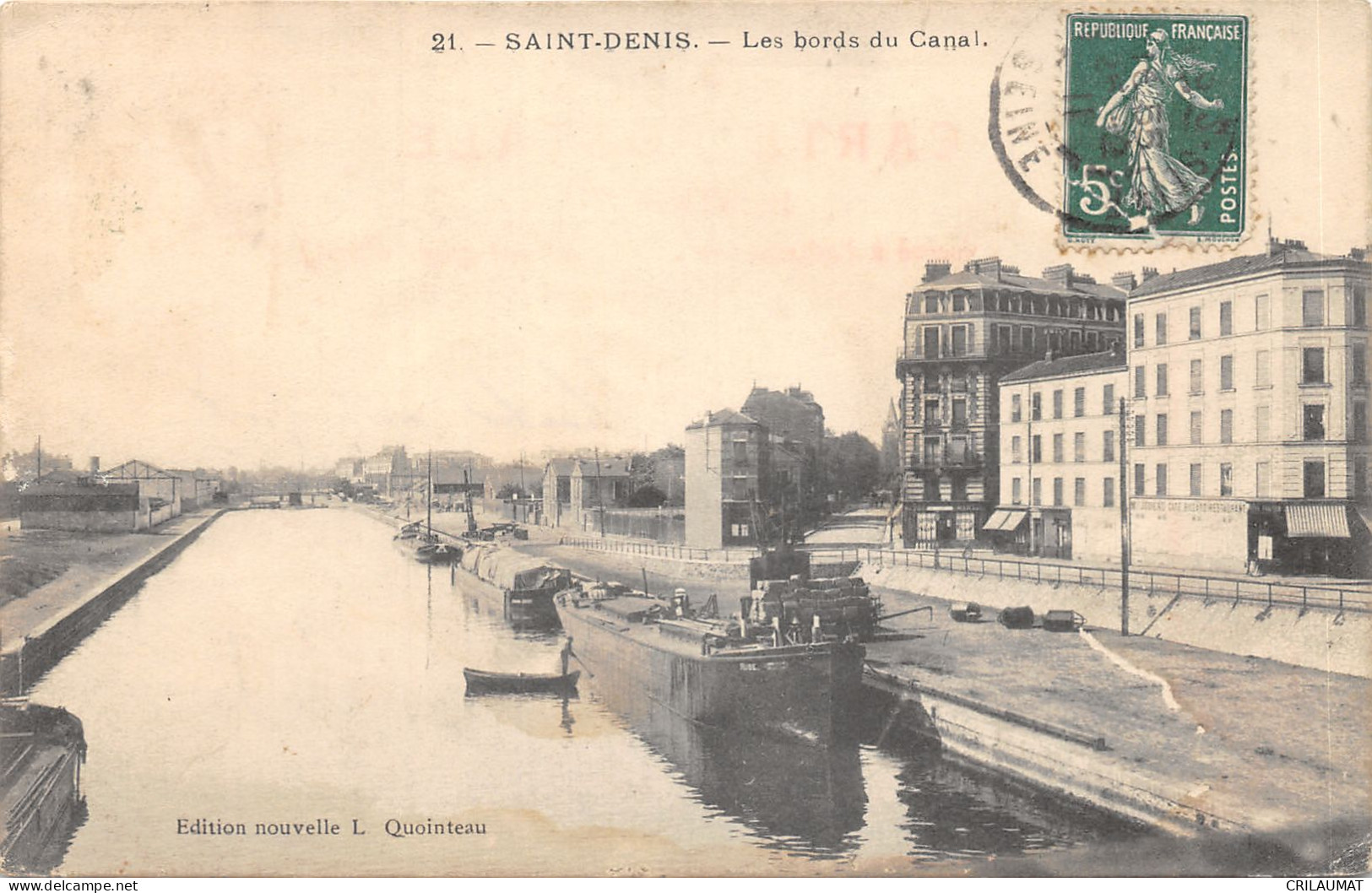 93-SAINT DENIS-PENICHE SUR LE CANAL-N°6025-F/0275 - Saint Denis
