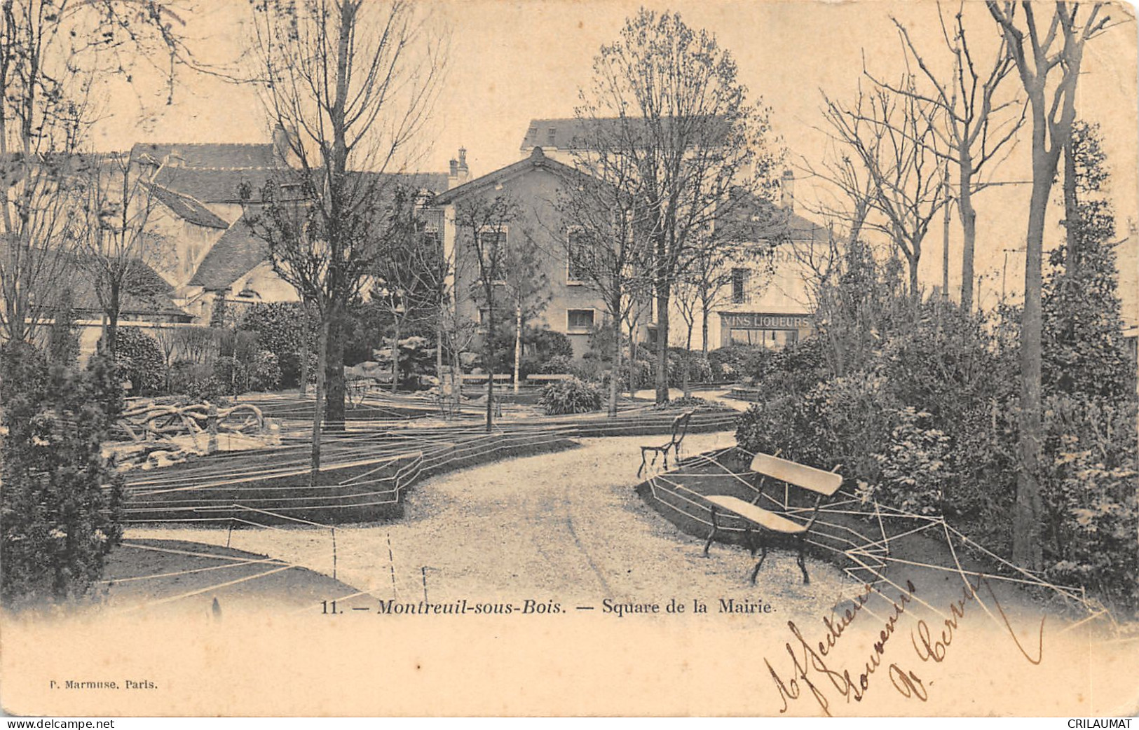 93-MONTREUIL SOUS BOIS-SQAURE DE LA MAIRIE-N°6025-F/0269 - Montreuil