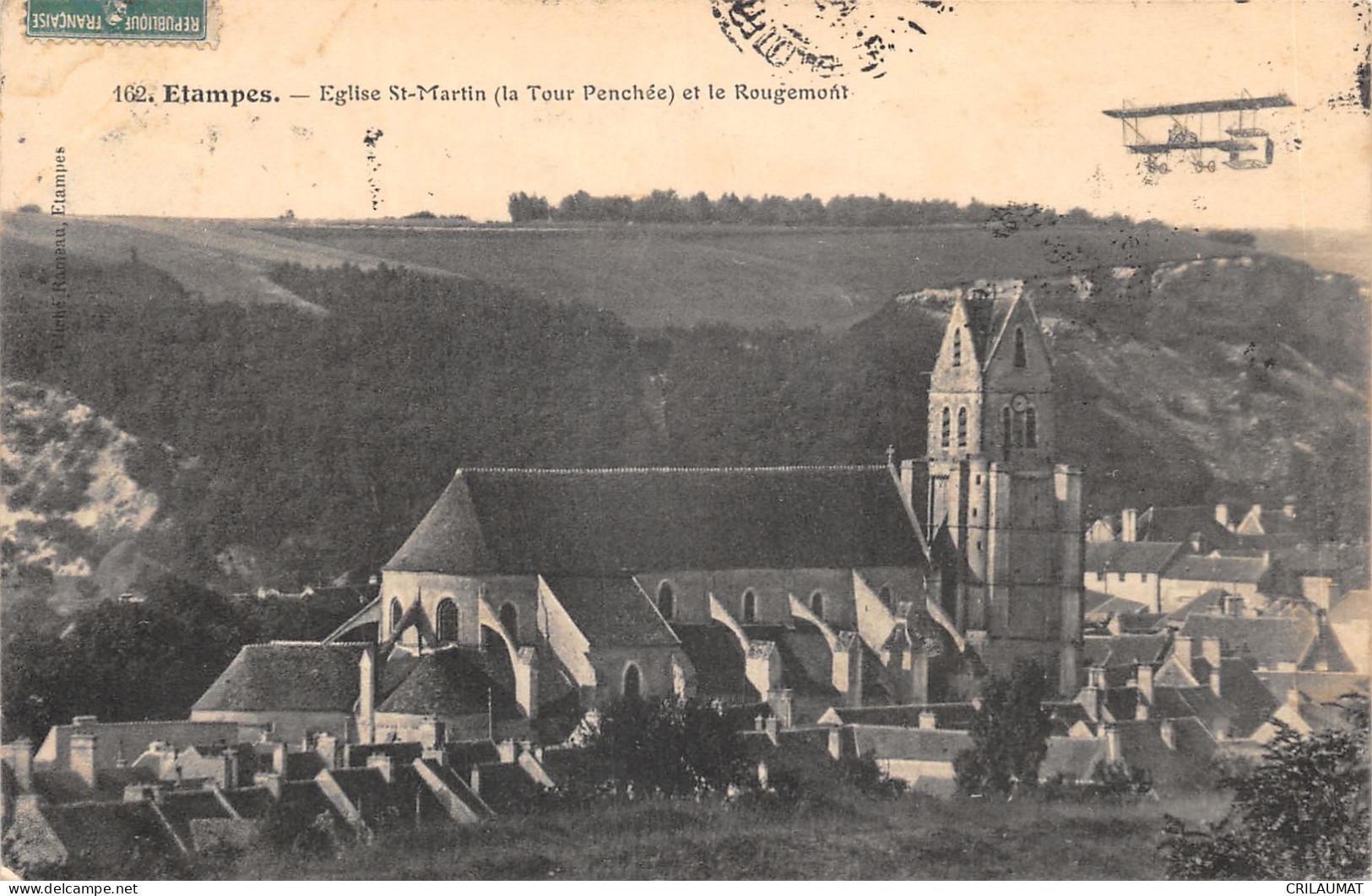 91-ETAMPES-EGLISE SAINT MARTIN-AVION-N°6025-E/0395 - Etampes