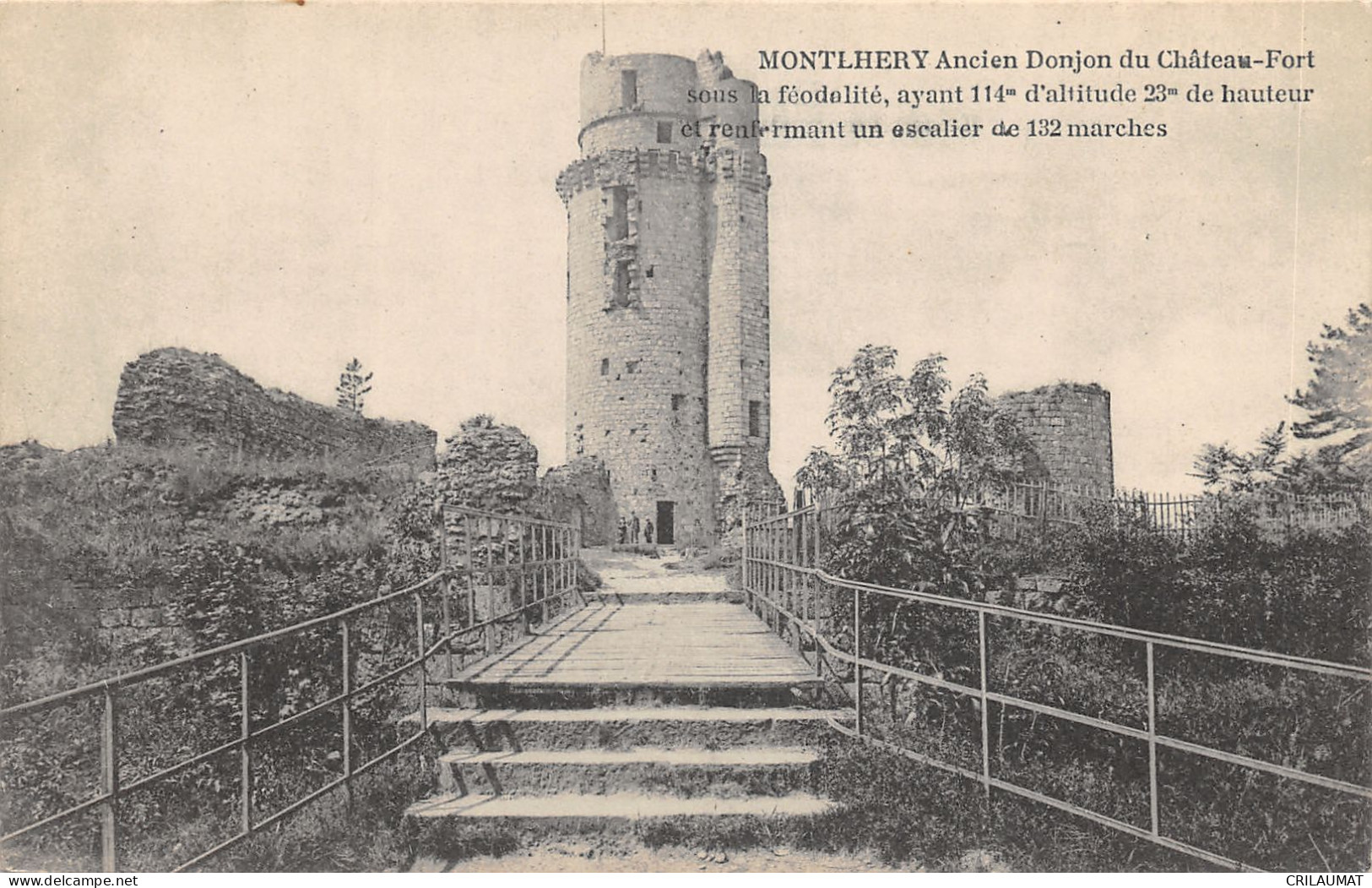 91-MONTLHERY-ANCIEN DONJON-N°6025-E/0387 - Montlhery