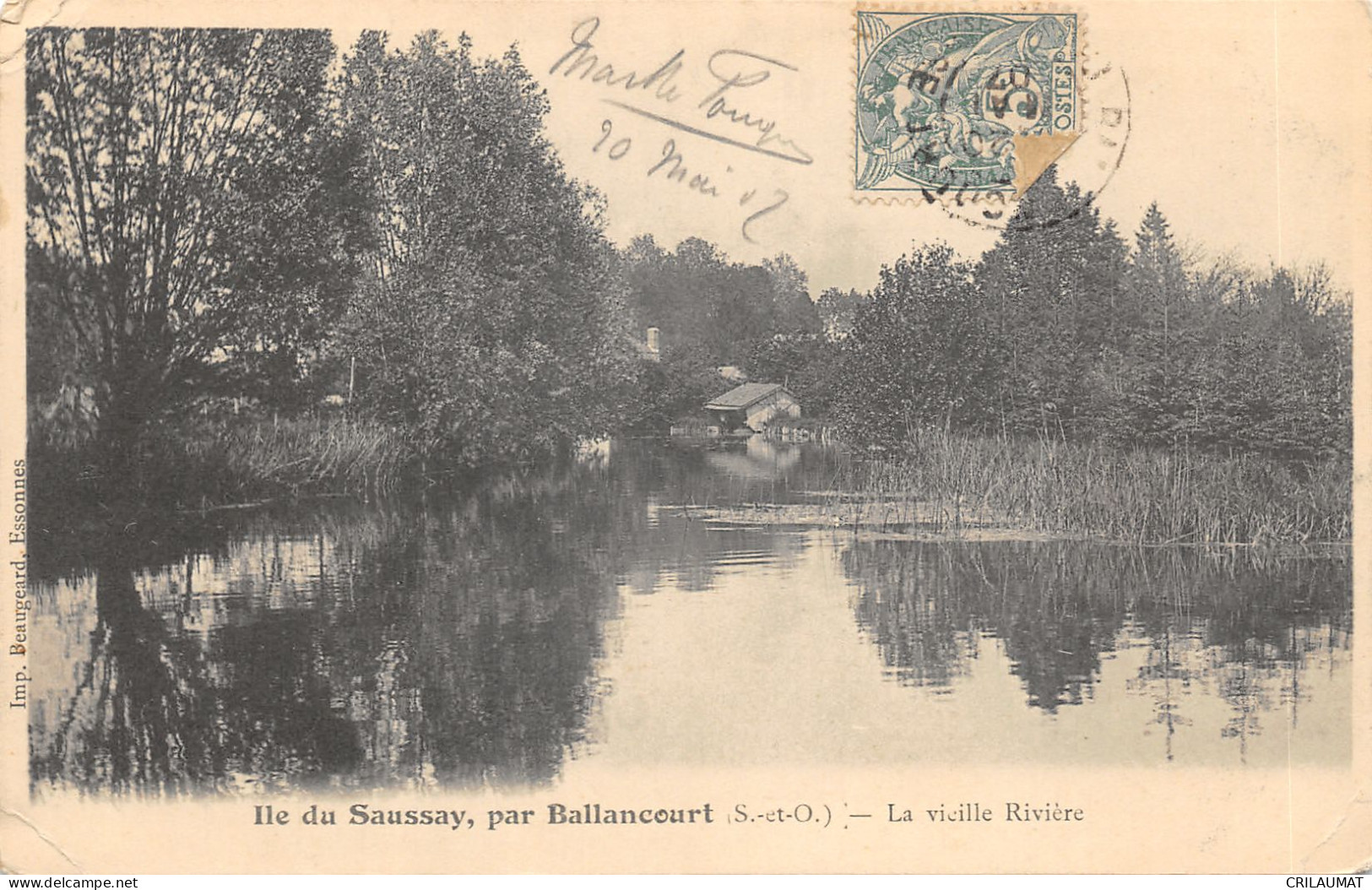 91-BALLANCOURT-ILE DU SAUSSAY-N°6025-E/0301 - Ballancourt Sur Essonne