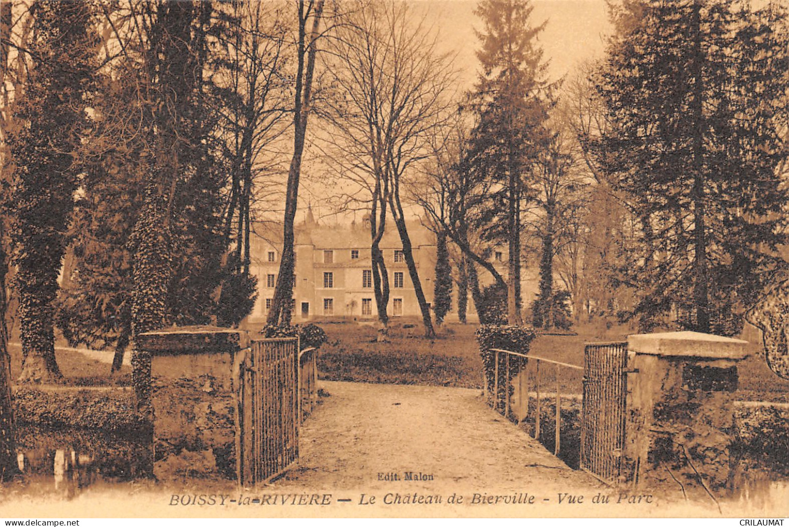 91-BOISSY LA RIVIERE-CHÂTEAU DE BIERVILLE-N°6025-E/0299 - Boissy-la-Rivière