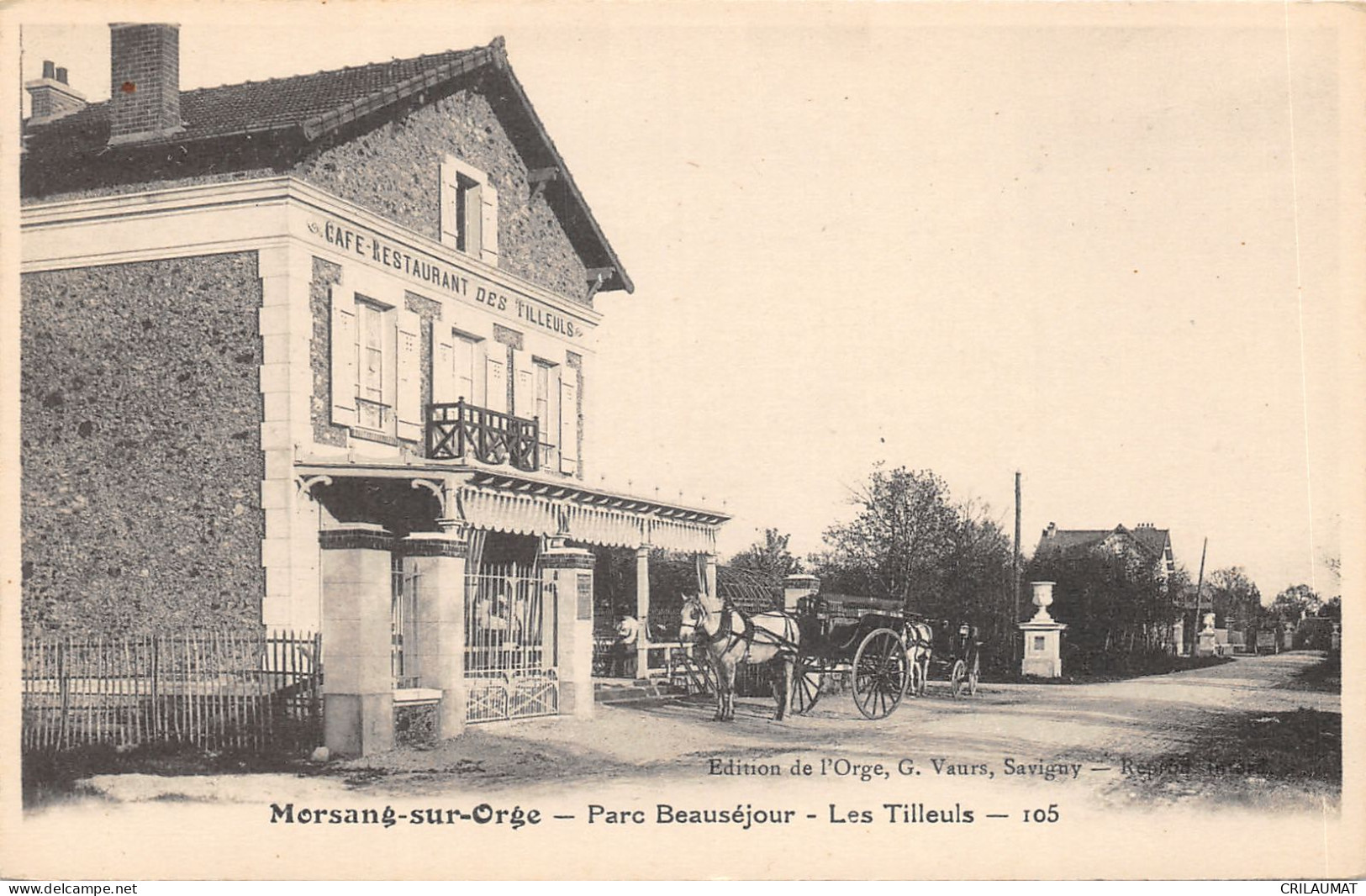 91-MORSANG SUR ORGE-PARC BEAUSEJOUR-LES TILLEULS-N°6025-E/0207 - Morsang Sur Orge