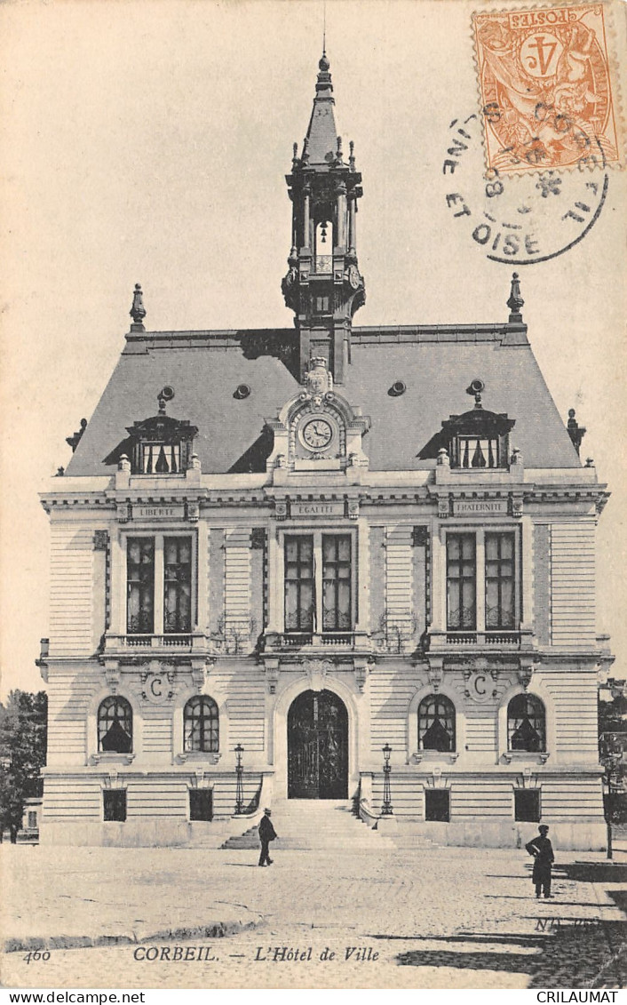 91-CORBEIL-L HOTEL DE VILLE-N°6025-E/0191 - Corbeil Essonnes