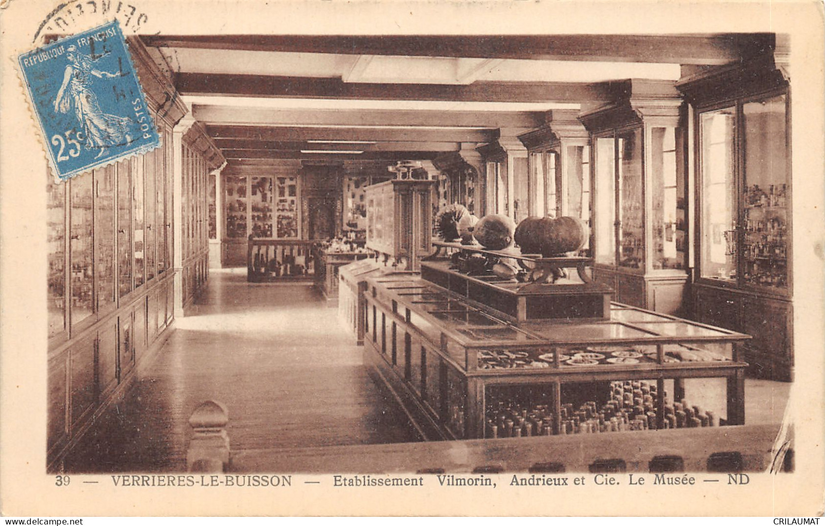 91-VERRIERES LE BUISSON-INTERIEUR-ETABLISSEMENT VILMORIN-N°6025-E/0127 - Verrieres Le Buisson