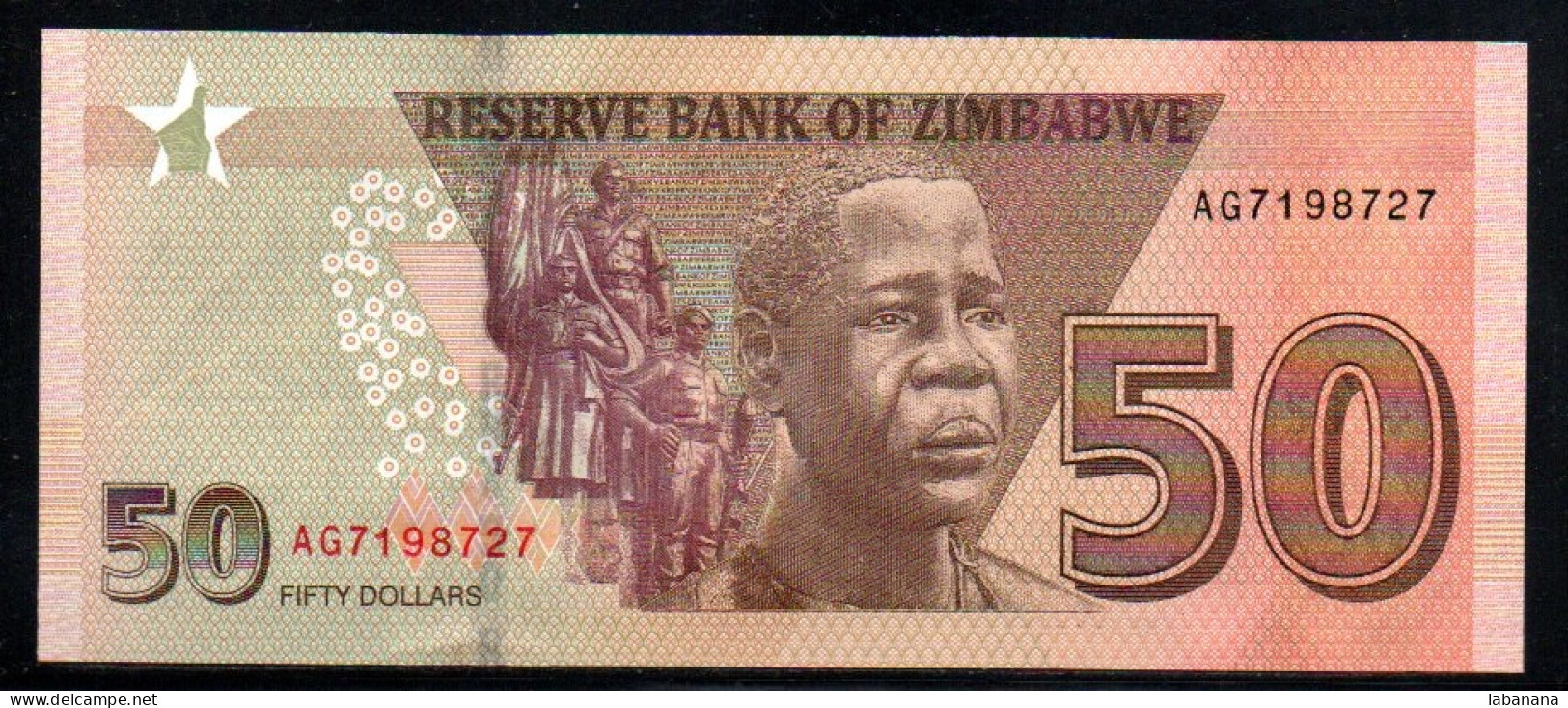 688-Zimbabwe 50$ 2020 AG719 Neuf/unc - Simbabwe