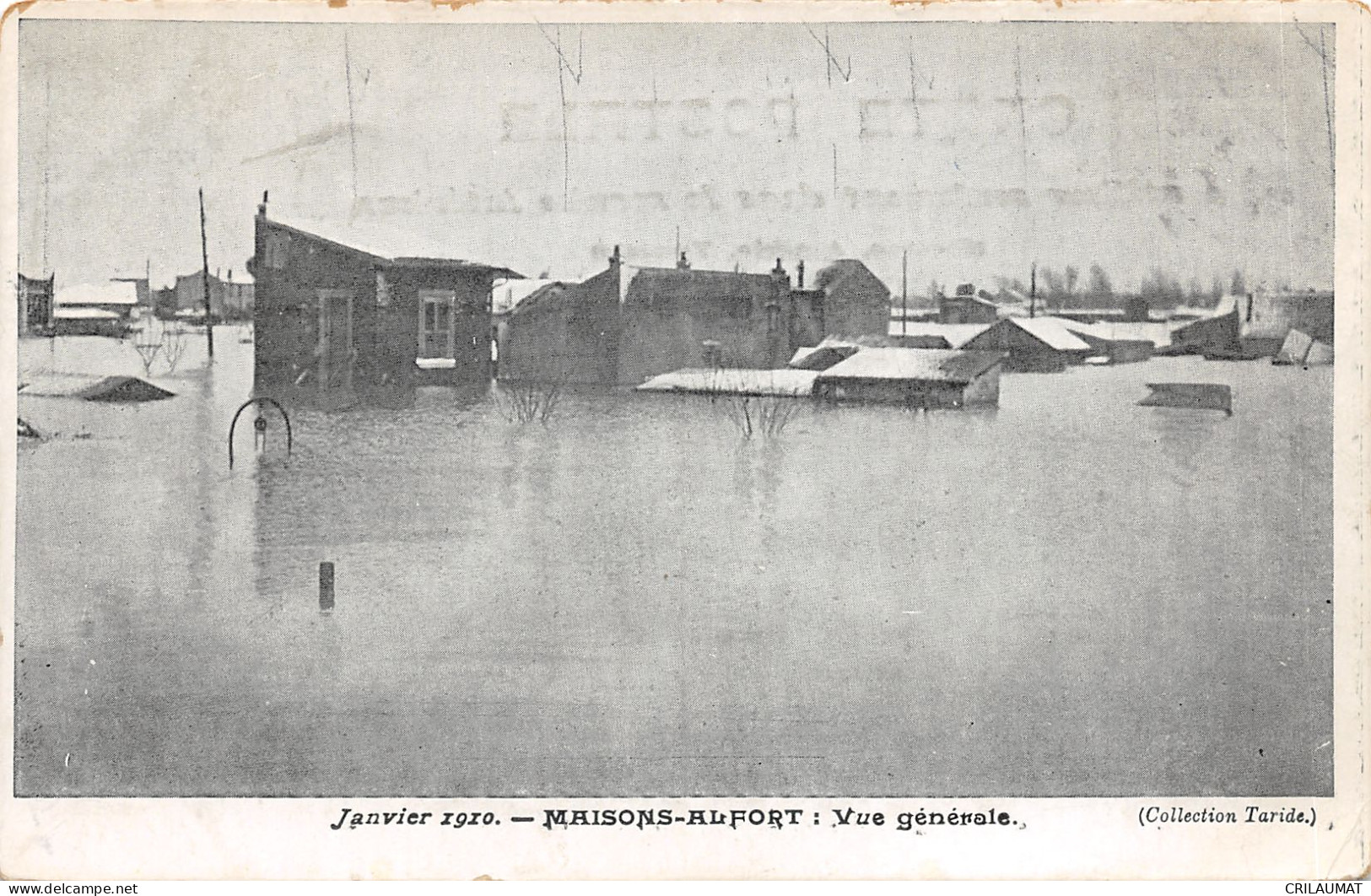 94-MAISONS ALFORT-INONDATIONS-1910-N°6026-A/0377 - Maisons Alfort