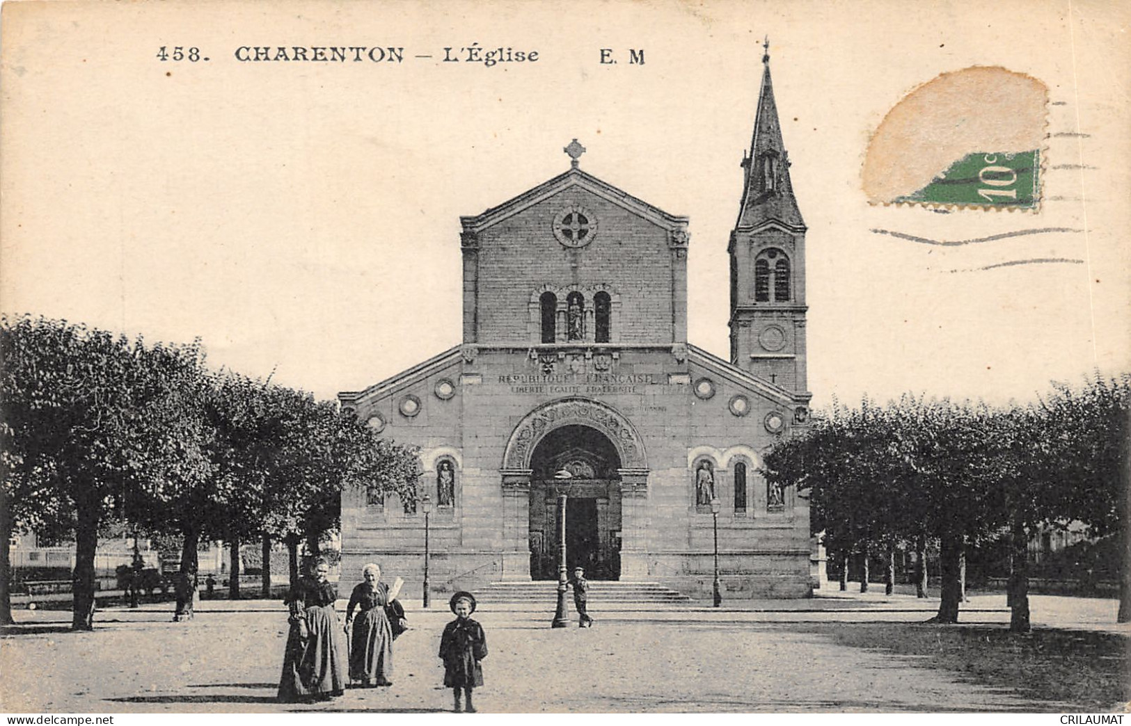 94-CHARENTON-L EGLISE-N°6026-A/0315 - Charenton Le Pont