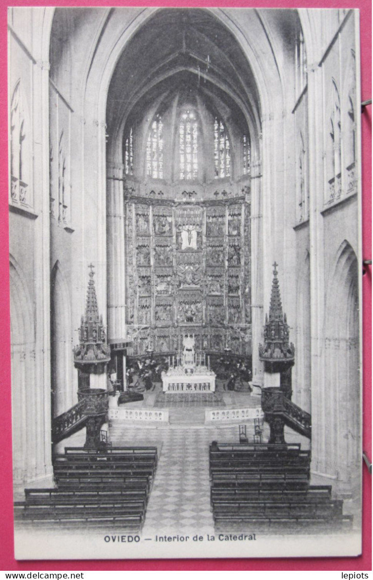 Espagne - Oviedo - Interior De La Catédral - CPA En Excellent état - Asturias (Oviedo)