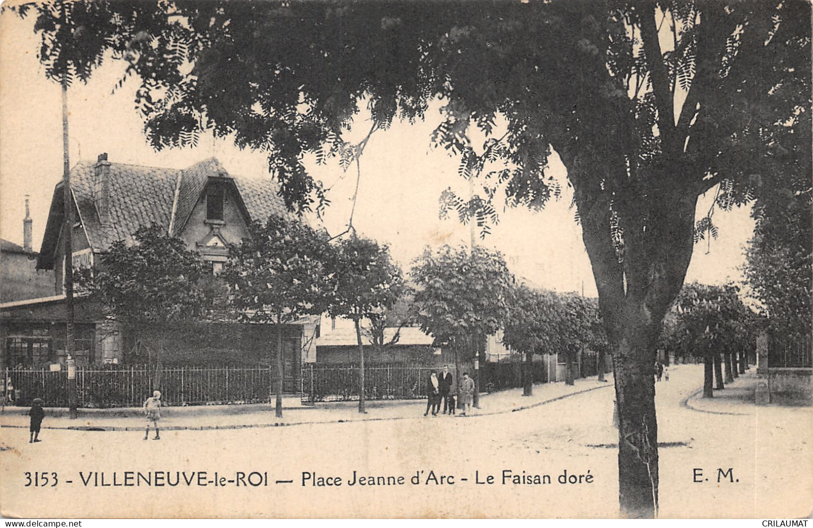 94-VILLENEUVE LE ROI-PLACE JEANNE D ARC-LE FAISAN DORE-N°6025-H/0381 - Villeneuve Le Roi