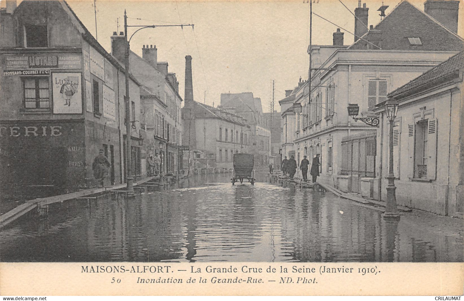 94-MAISONS ALFORT-CRUE DE LA SEINE 1910-N°6025-H/0369 - Maisons Alfort