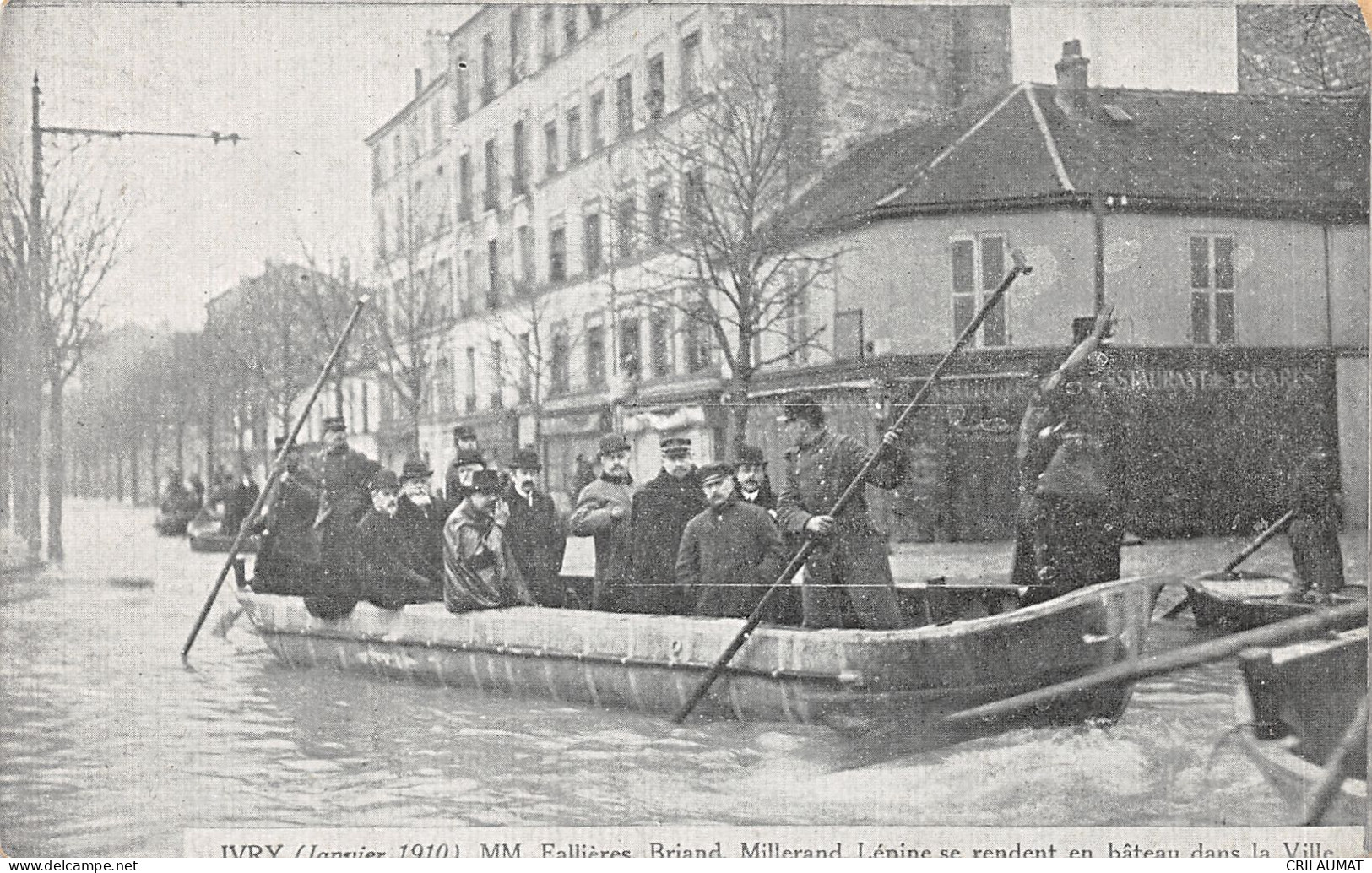 94-IVRY SUR SEINE-INONDATIONS JANVIER 1910-SAUVETAGE-N°6025-H/0335 - Ivry Sur Seine