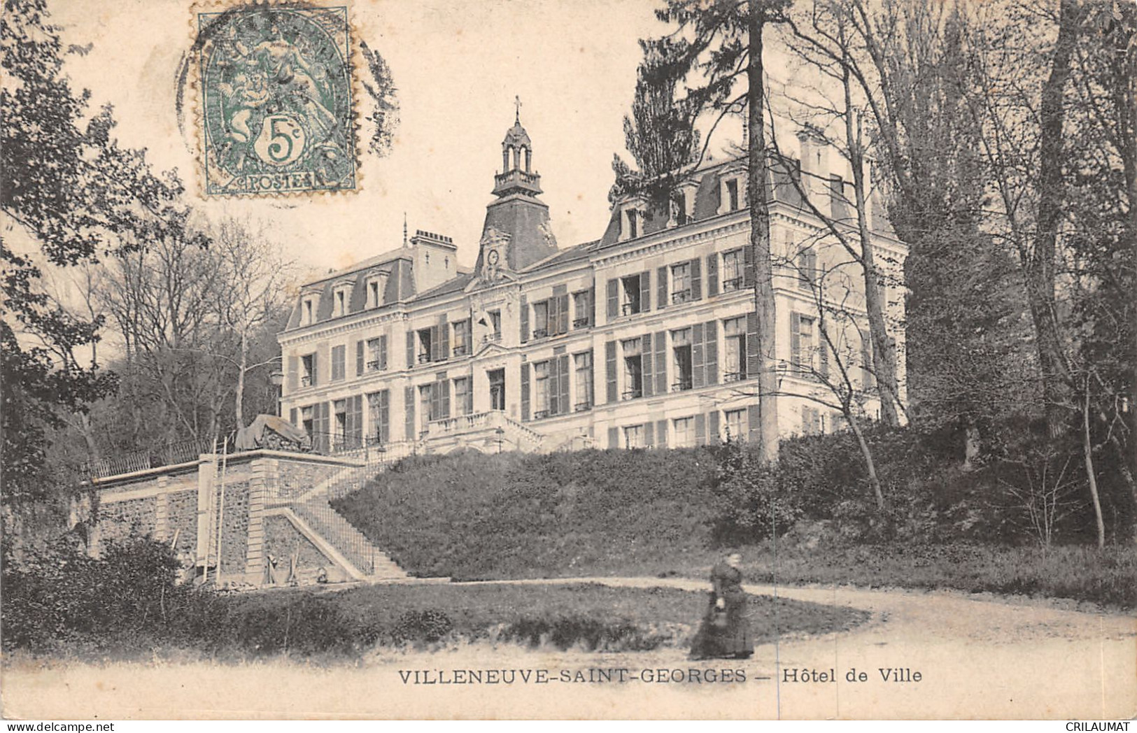 94-VILLENEUVE SAINT GEORGES-HOTEL DE VILLE-N°6025-H/0289 - Villeneuve Saint Georges