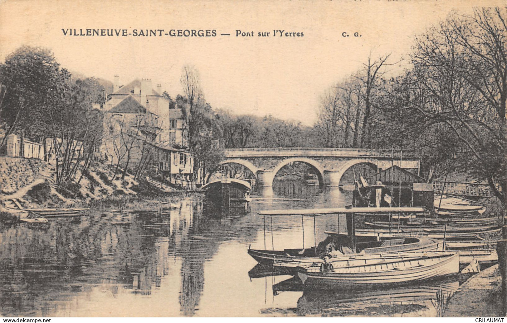 94-VILLENEUVE SAINT GEORGES-PONT SUR L YERRES-N°6025-H/0231 - Villeneuve Saint Georges