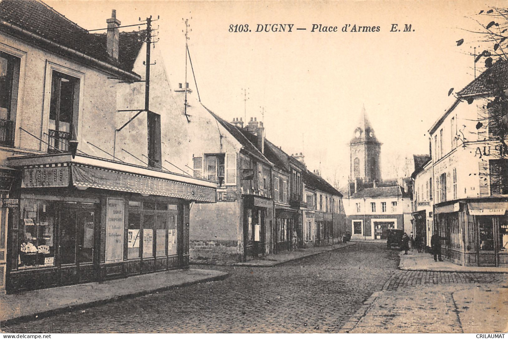 93-DUGNY-PLACE D ARMES-N°6025-H/0179 - Dugny