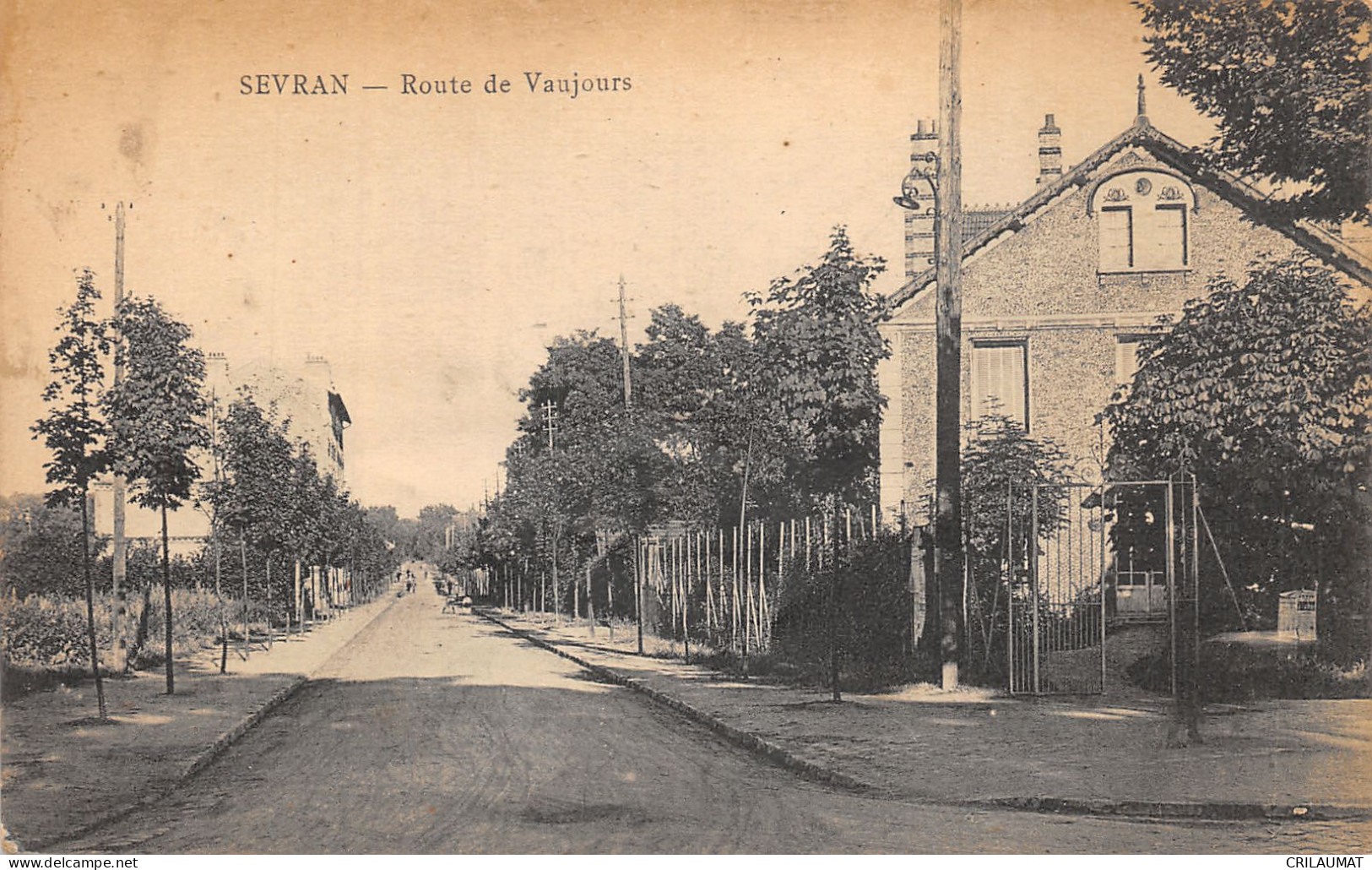 93-SEVRAN-ROUTE DE VAUJOURS-N°6025-H/0173 - Sevran