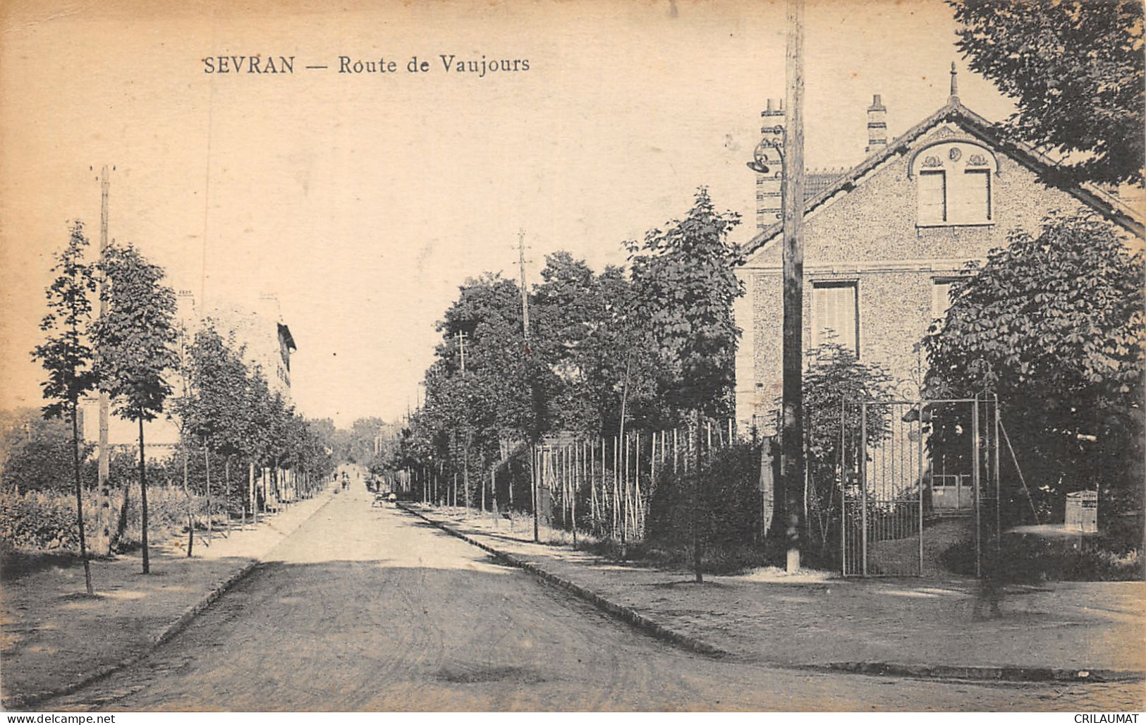 93-SEVRAN-ROUTE DE VAUJOURS-N°6025-H/0187 - Sevran