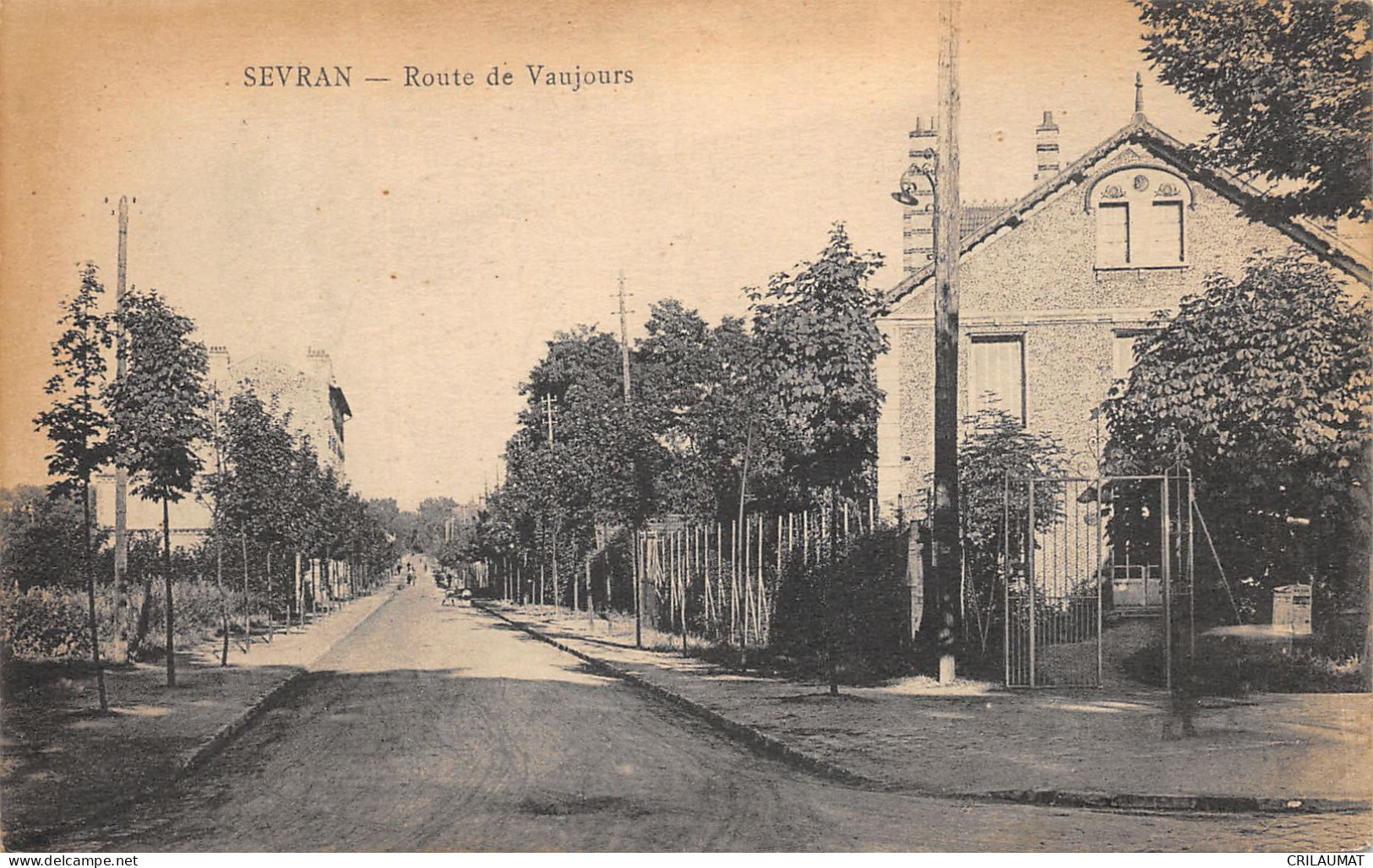 93-SEVRAN-ROUTE DE VAUJOURS-N°6025-H/0157 - Sevran