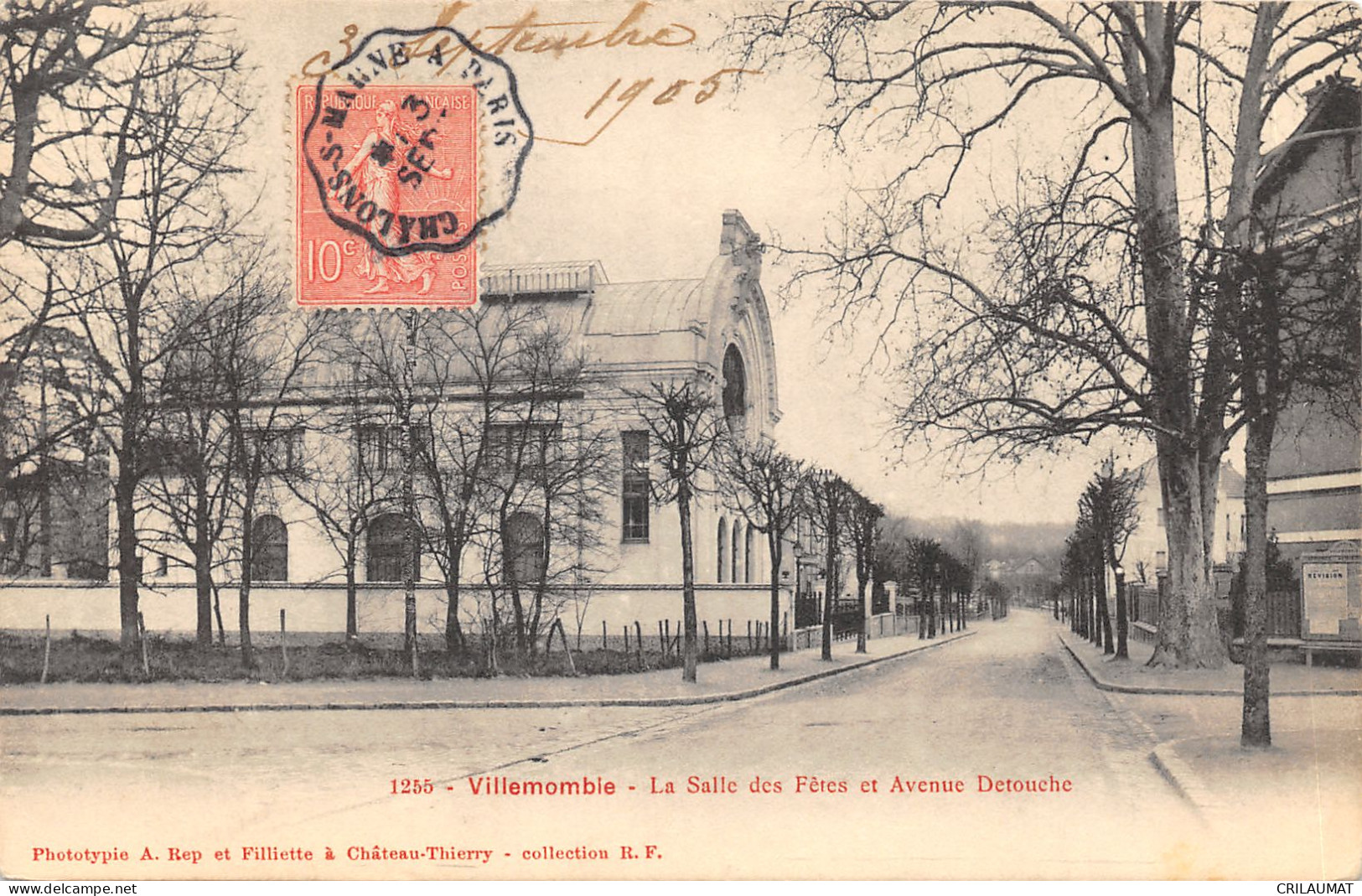 93-VILLEMONBLE-SALLE DES FETES-N°6025-G/0379 - Villemomble