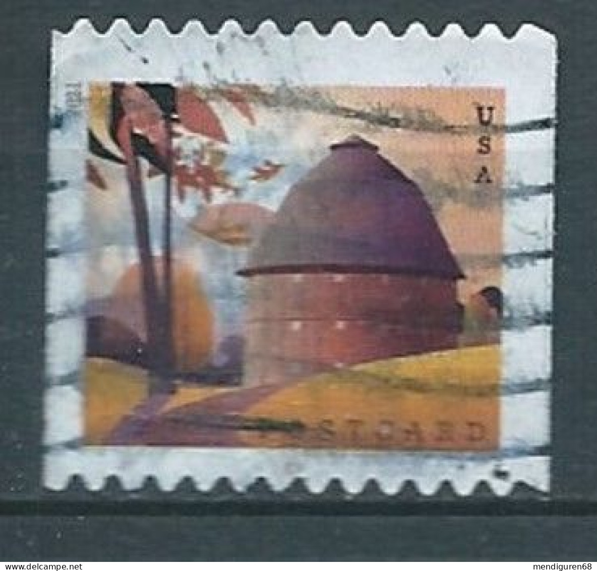 VEREINIGTE STAATEN ETATS UNIS USA 2021 BARNS: BARNS 1 USED SN 5553 MI 5786BC YT 5394A - Used Stamps