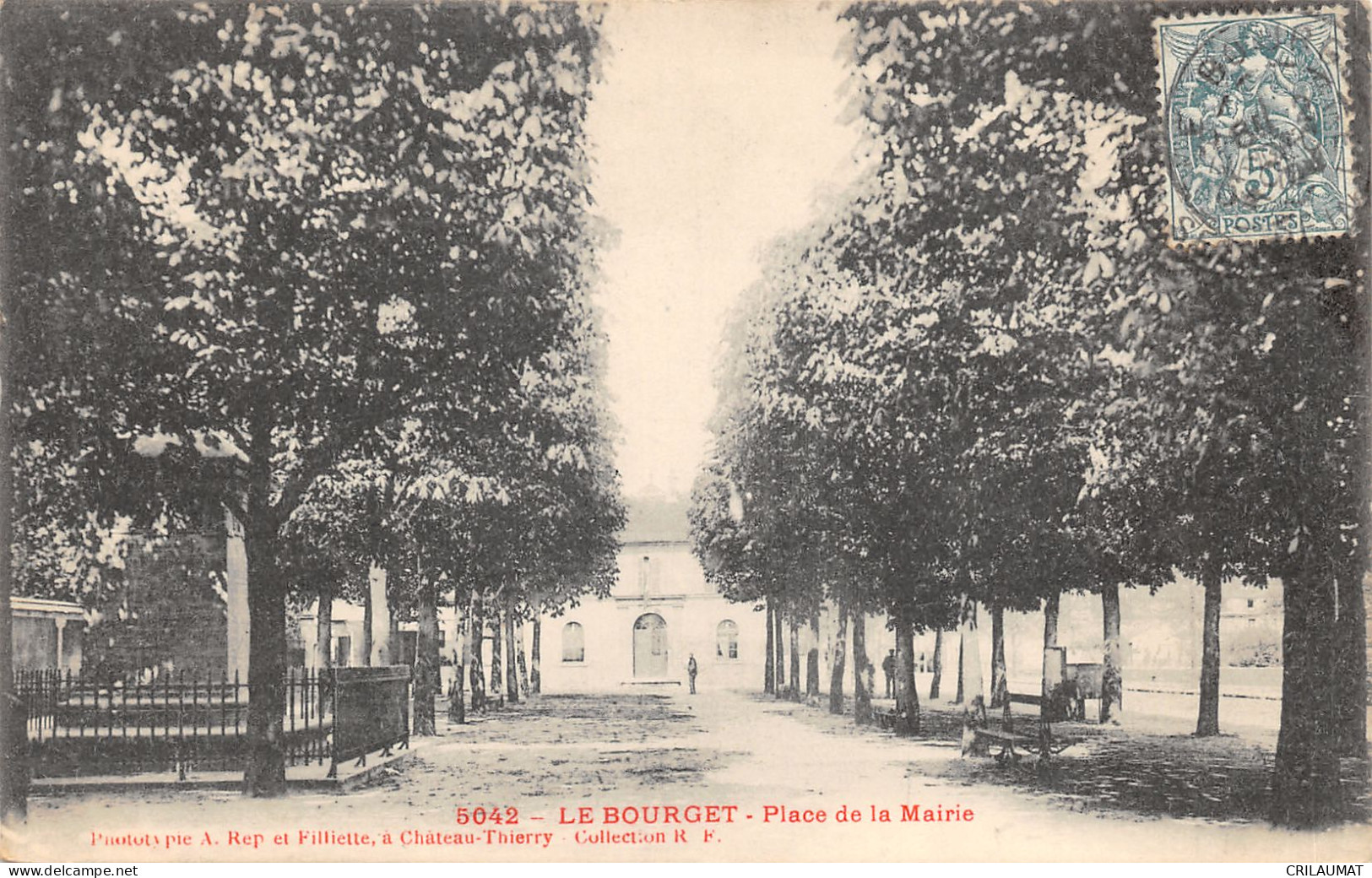 93-LE BOURGET-PLACE DE LA MAIRIE-N°6025-G/0303 - Le Bourget