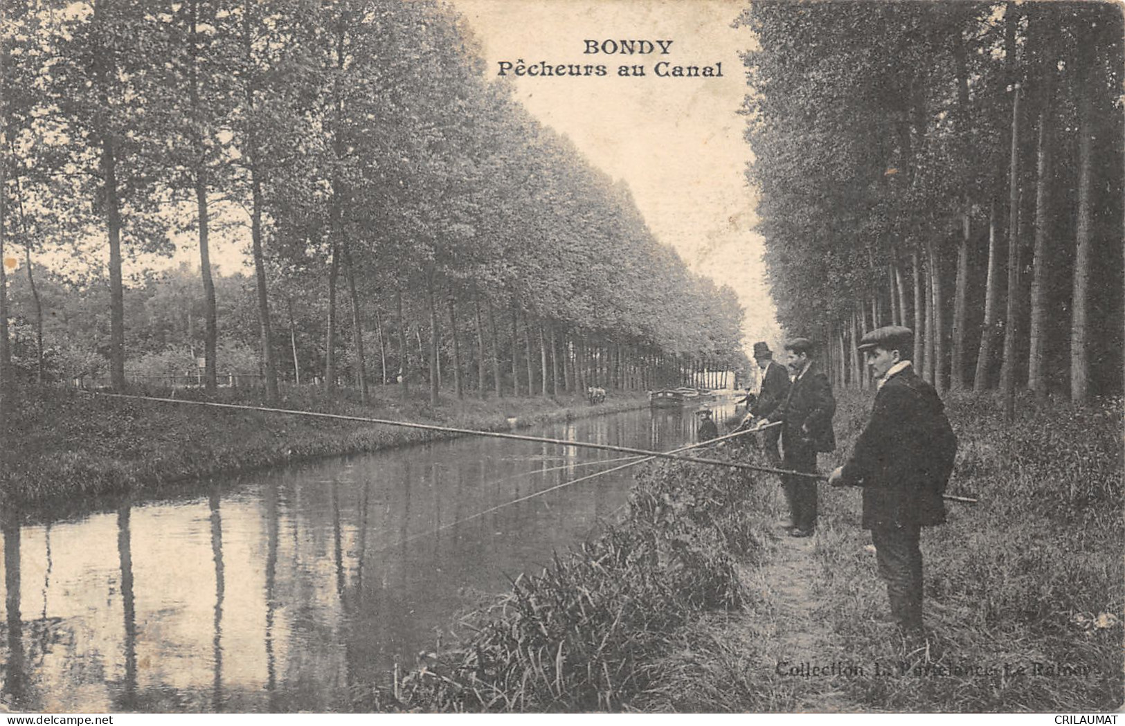 93-BONDY-PECHEURS AU CANAL-N°6025-G/0283 - Bondy