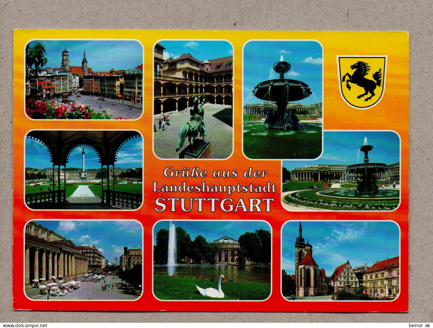 027# BRD - 10  Color - AK:  Suttgart (alle Im Bild) - Stuttgart