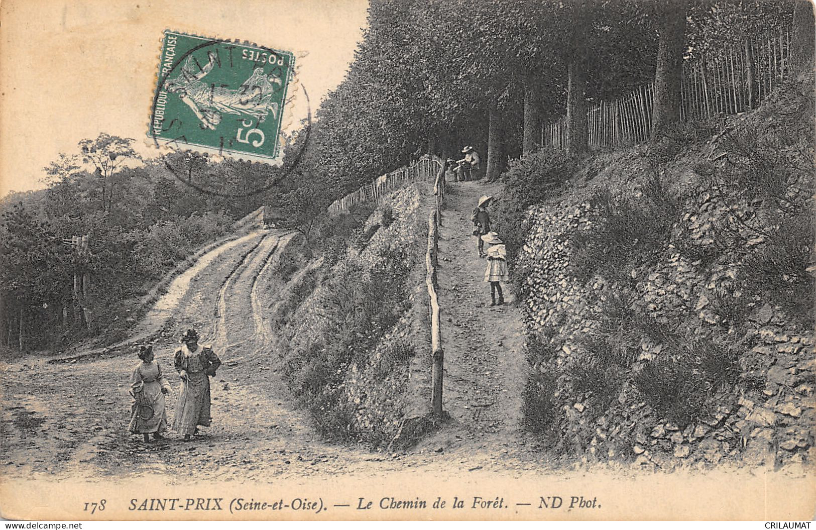 95-SAINT PRIX-CHEMIN DE LA FORET-ANIMEE-N°6026-D/0141 - Saint-Prix