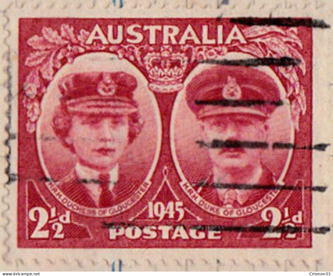 1945 - AUSTRALIA - VISITA DUQUE DE GLOUCESTER - YVERT 146 - Andere & Zonder Classificatie