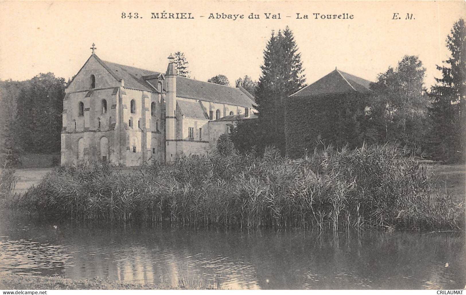 95-MERIEL-ABBAYE DU VAL-LA TOURELLE-N°6026-D/0081 - Meriel