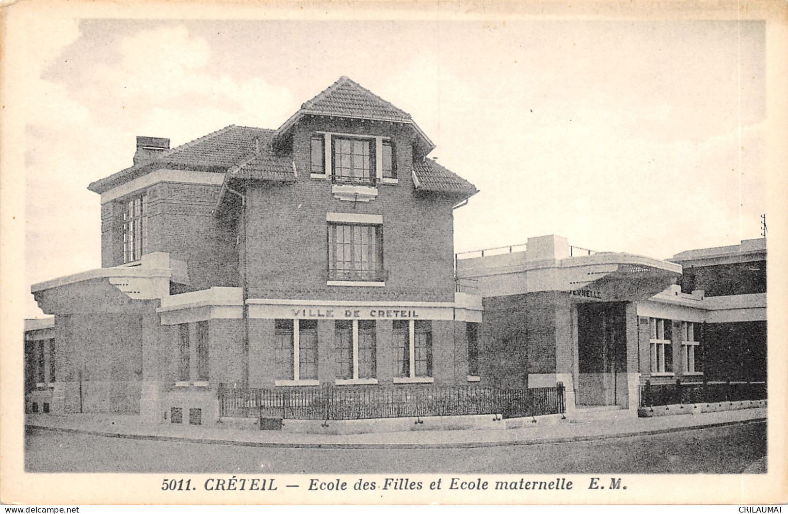 94-CRETEIL-ECOLE DES FILLES-ECOLE MATERNELLE-N°6026-C/0301 - Creteil