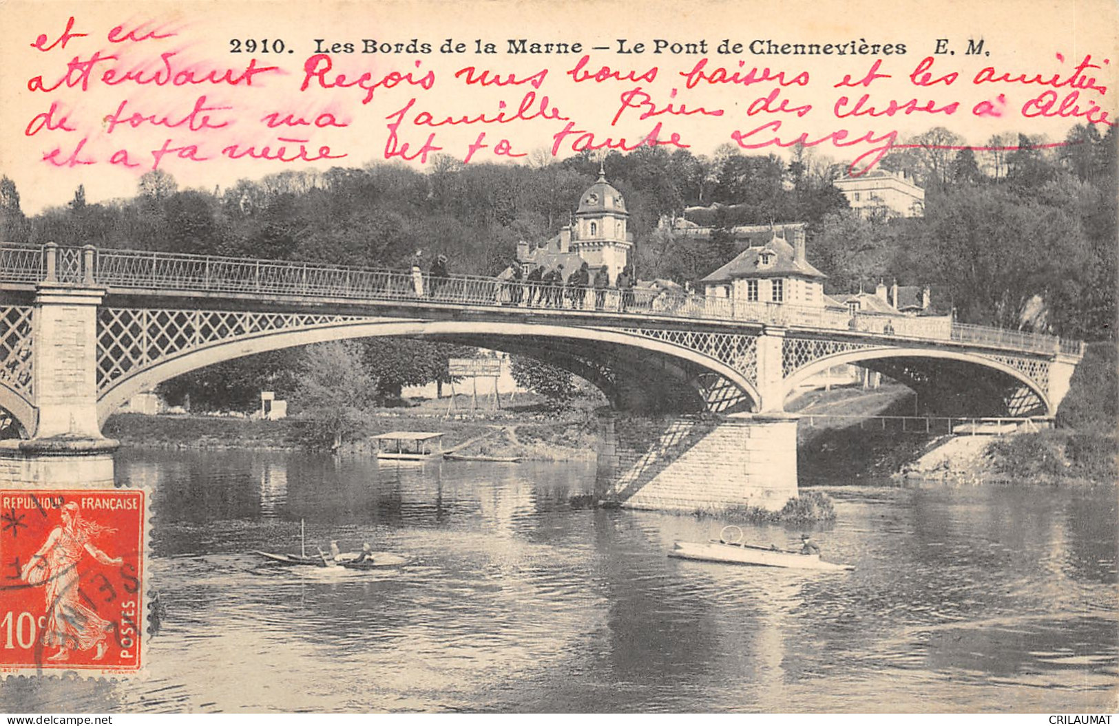 94-CHENNEVIERES SUR MARNE-LE PONT-N°6026-C/0235 - Chennevieres Sur Marne